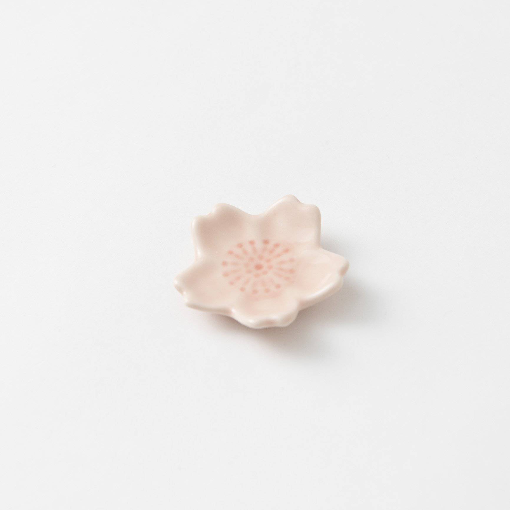 Ihoshiro Kiln Sakura Mino Ware Chopstick Rest - MUSUBI KILN - Quality Japanese Tableware and Gift