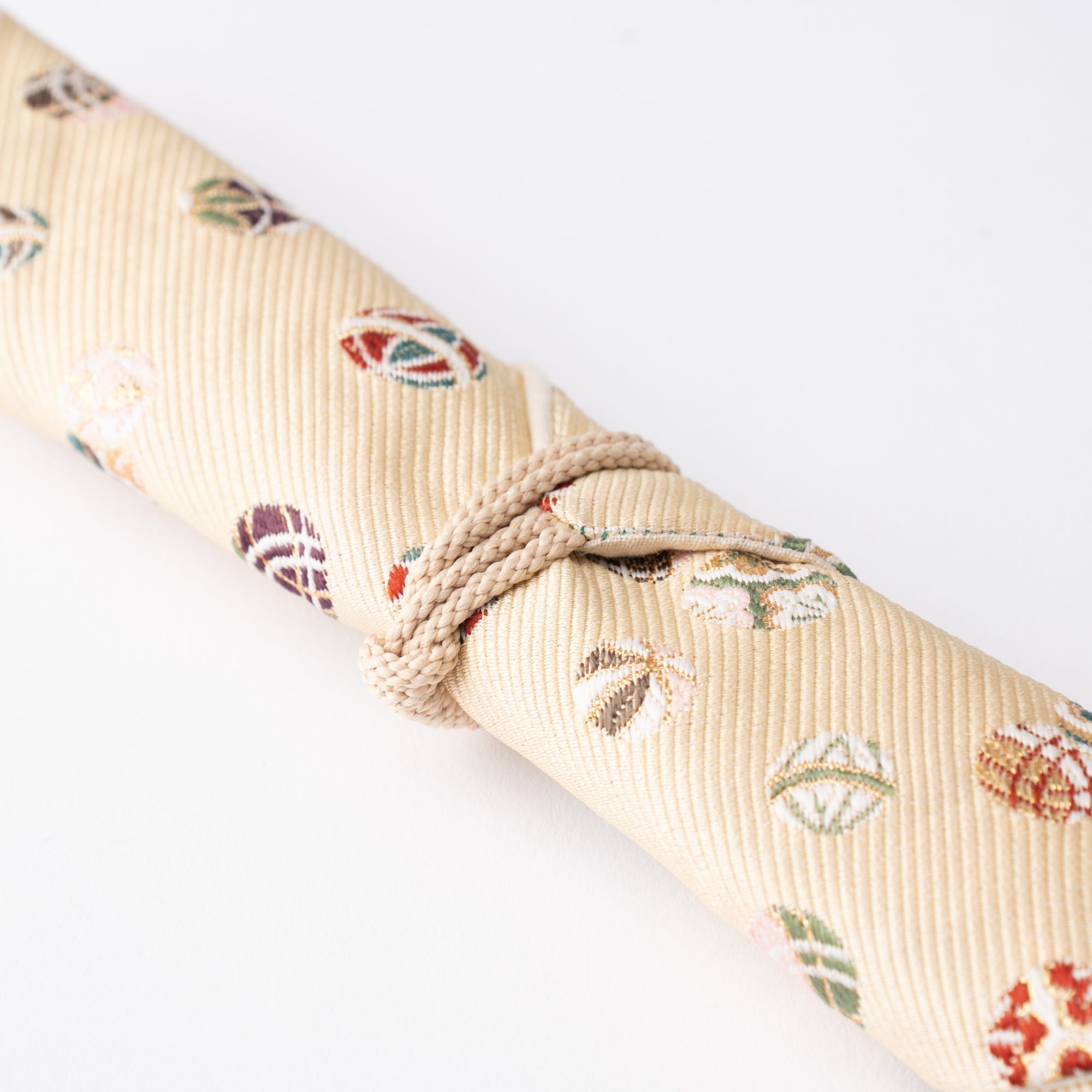 Issou Autumn Temari Ball Nishijin Ori Brocade Chopsticks Case - MUSUBI KILN - Quality Japanese Tableware and Gift