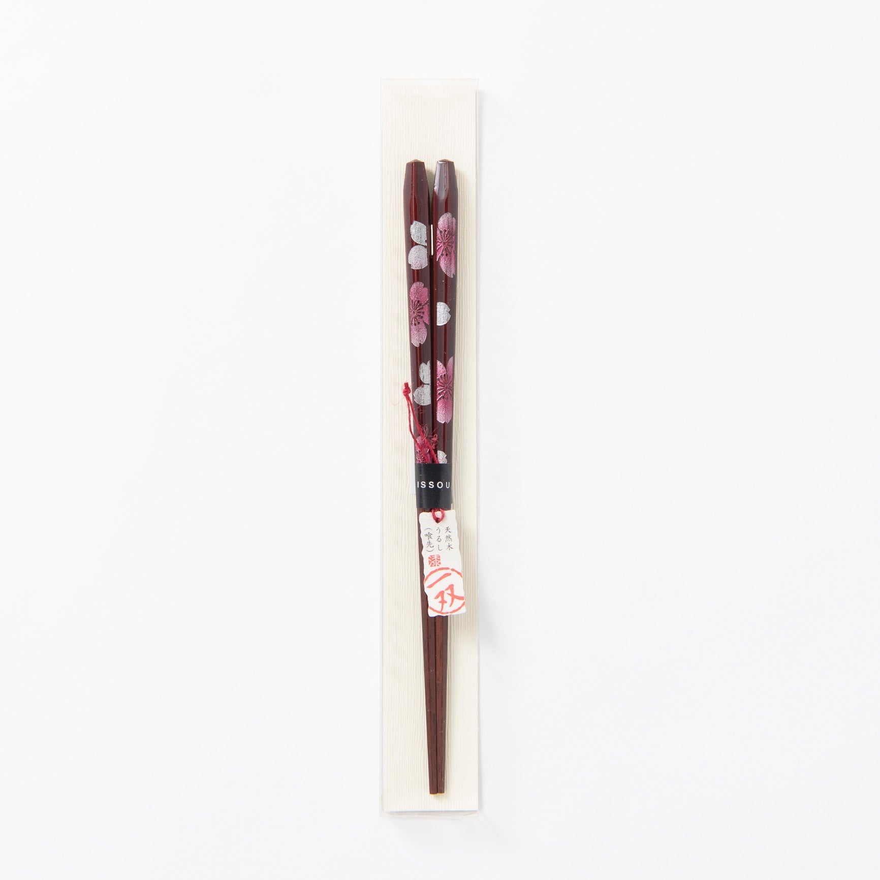 Issou Sakura Colors Wakasa Lacquer Chopsticks 21 cm/8.2 in or 23 cm/9 in - MUSUBI KILN - Quality Japanese Tableware and Gift