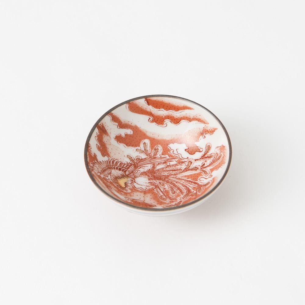 Jidai Kutani Sakazuki Sake Cup Set of 5 with Wooden Box - MUSUBI KILN - Quality Japanese Tableware and Gift