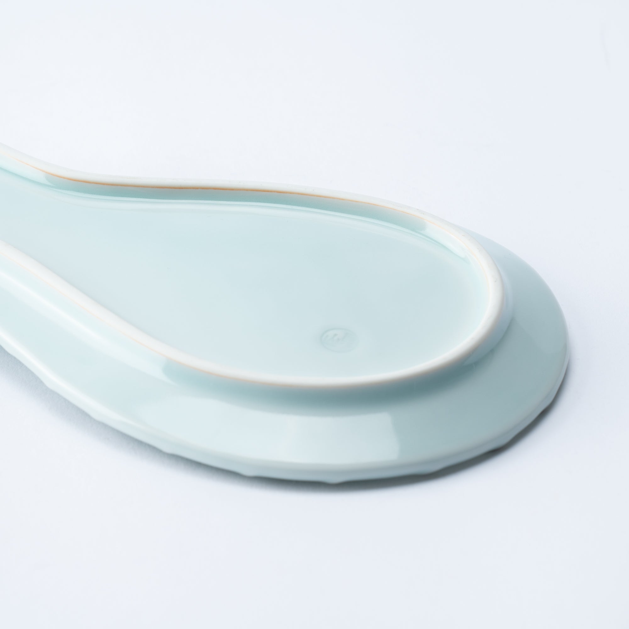 Kaizan Kiln Gourd Celadon Arita Plate - MUSUBI KILN - Quality Japanese Tableware and Gift