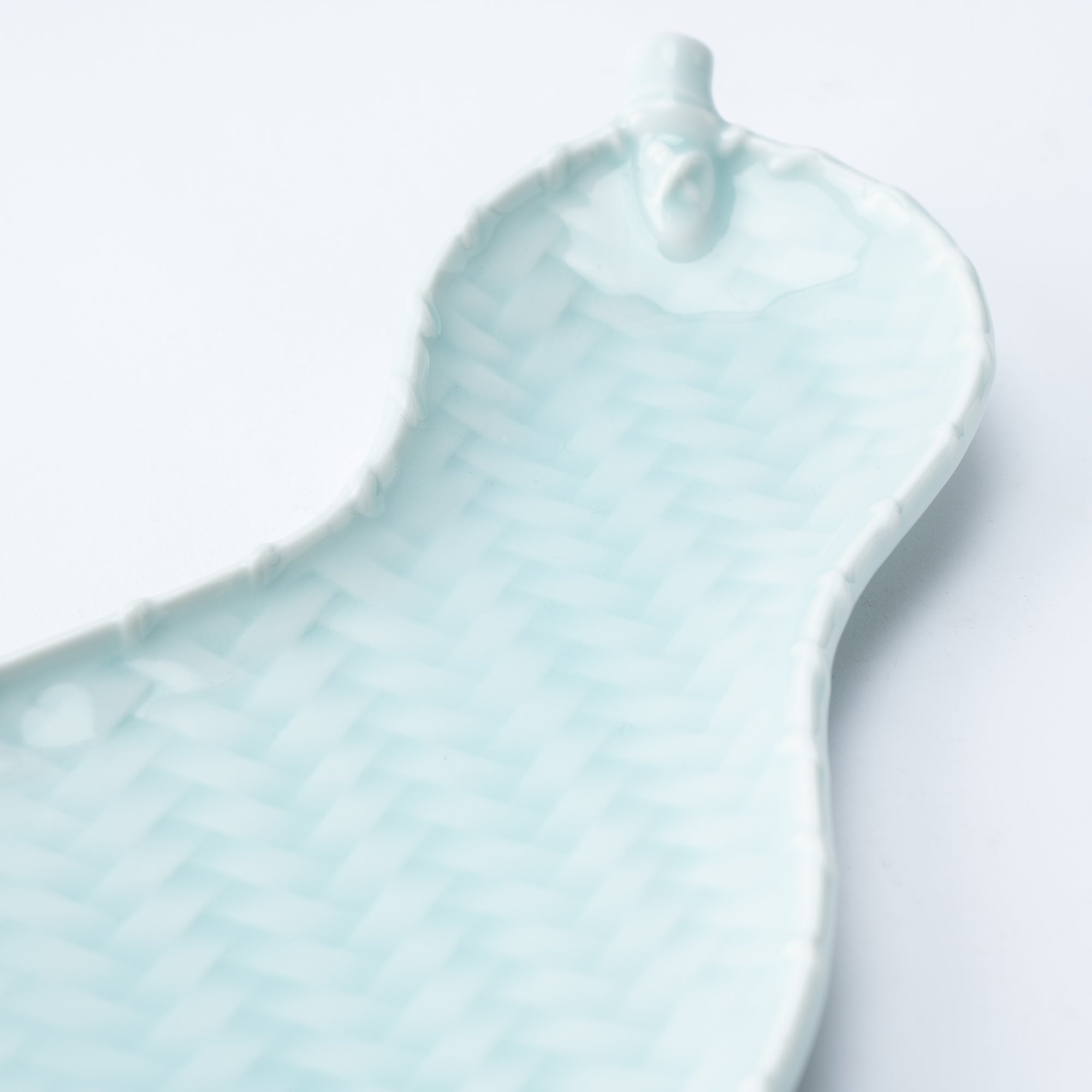 Kaizan Kiln Gourd Celadon Arita Plate - MUSUBI KILN - Quality Japanese Tableware and Gift