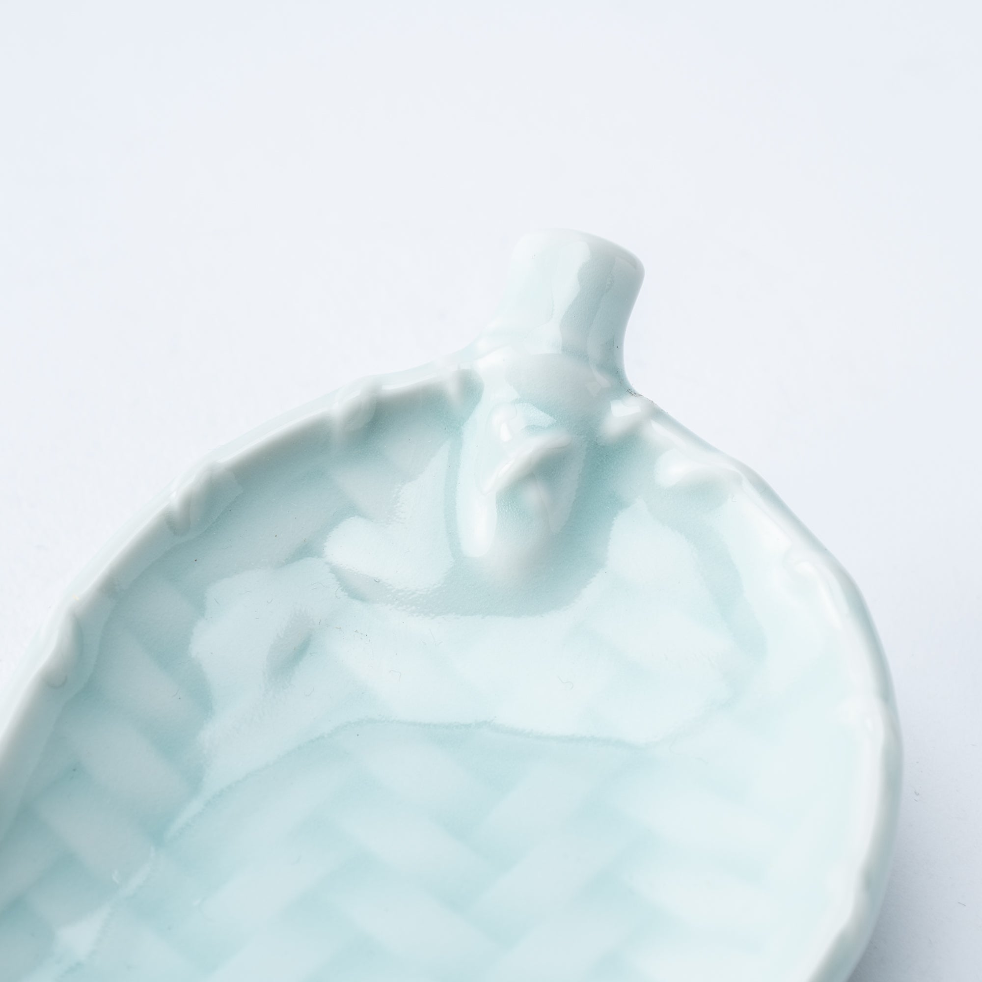 Kaizan Kiln Gourd Celadon Arita Plate - MUSUBI KILN - Quality Japanese Tableware and Gift