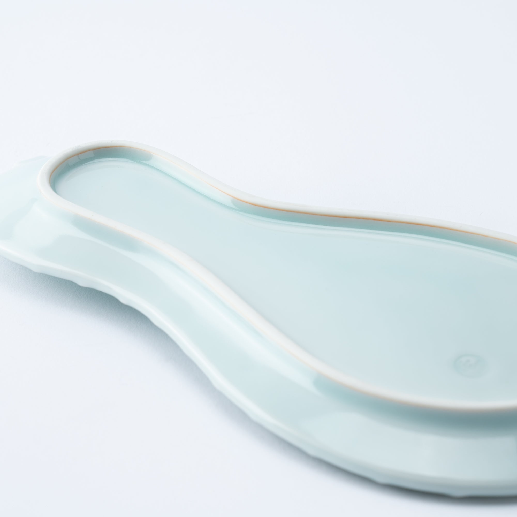 Kaizan Kiln Gourd Celadon Arita Plate - MUSUBI KILN - Quality Japanese Tableware and Gift