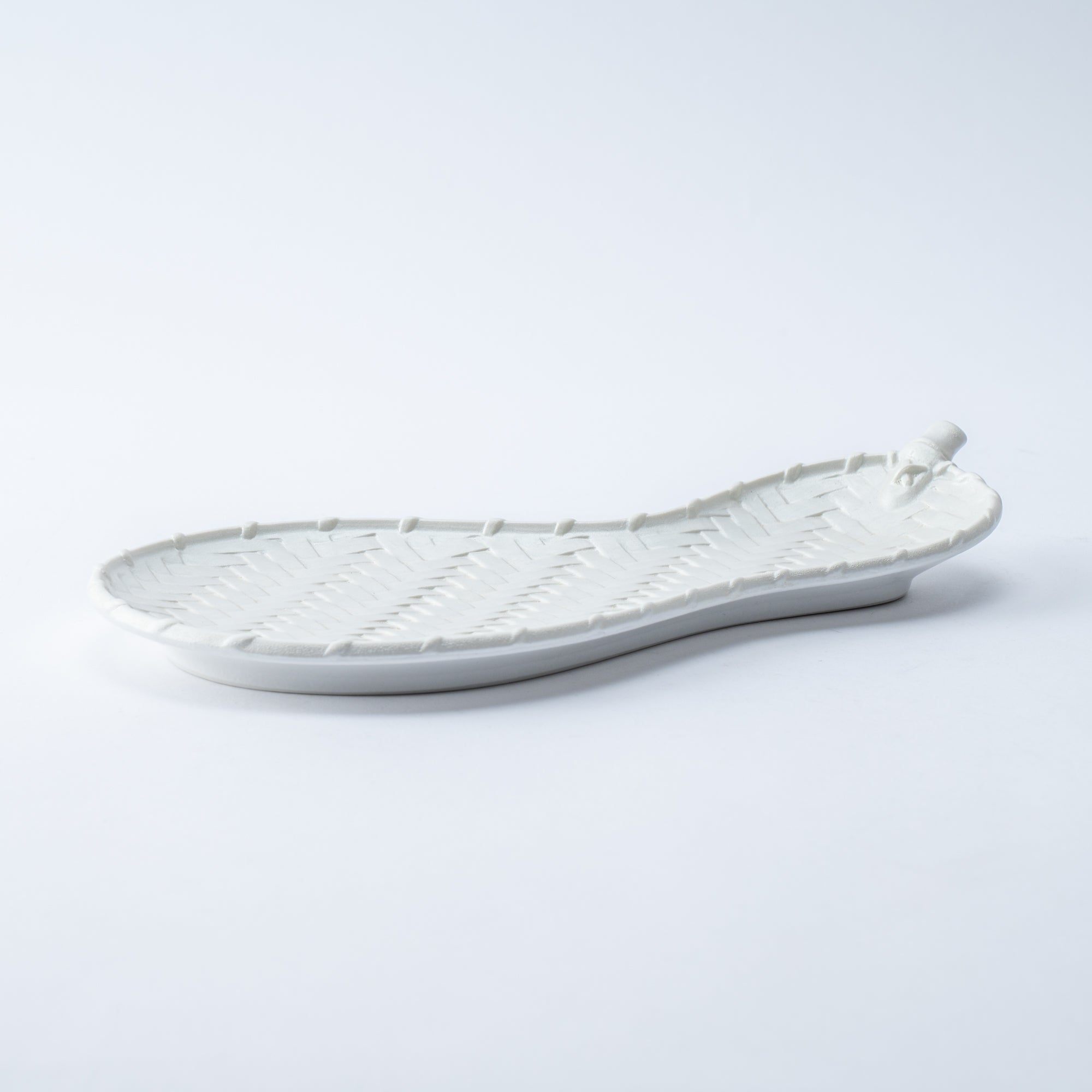 Kaizan Kiln Silver Gourd Arita Plate - MUSUBI KILN - Quality Japanese Tableware and Gift