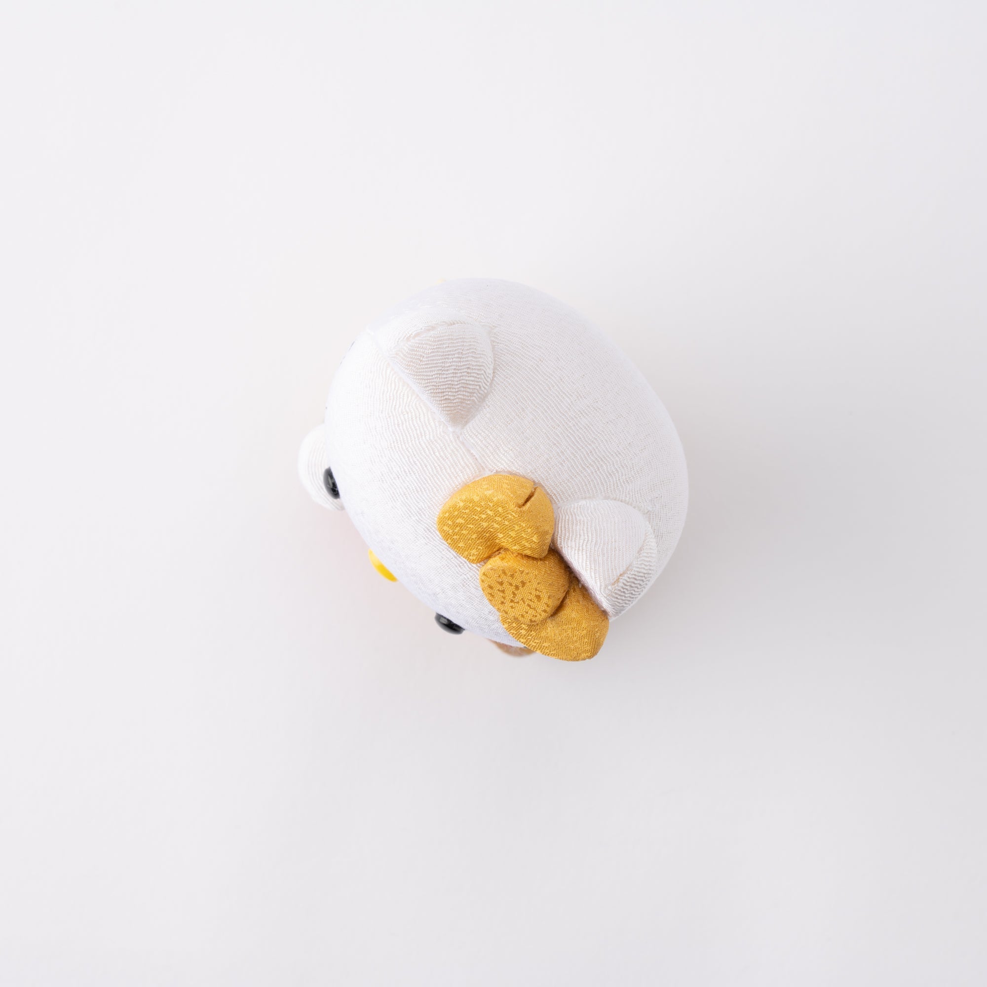 Kakinuma Ningyo Hello Kitty Edo Kimekomi Doll Lucky Cat - Yellow - MUSUBI KILN - Quality Japanese Tableware and Gift