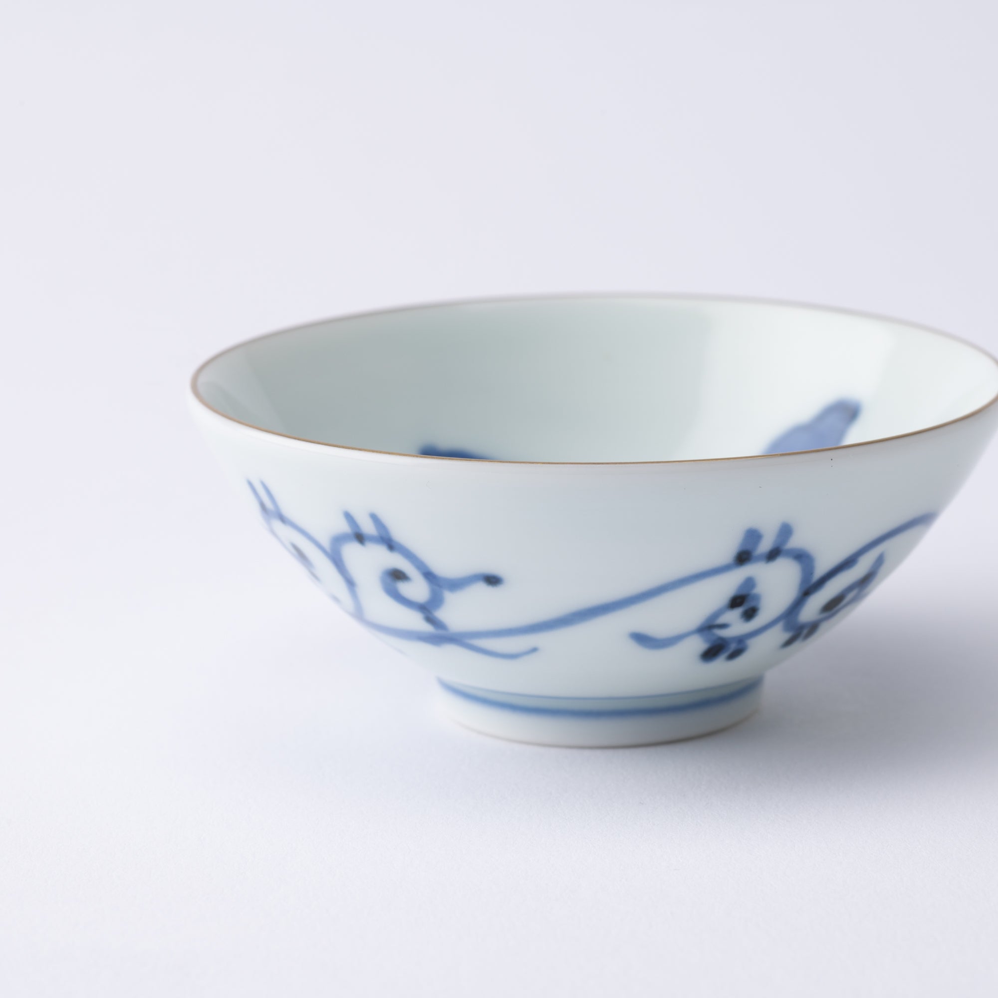 Keizan Kiln Whale Arita Sakazuki Sake Cup - MUSUBI KILN - Quality Japanese Tableware and Gift