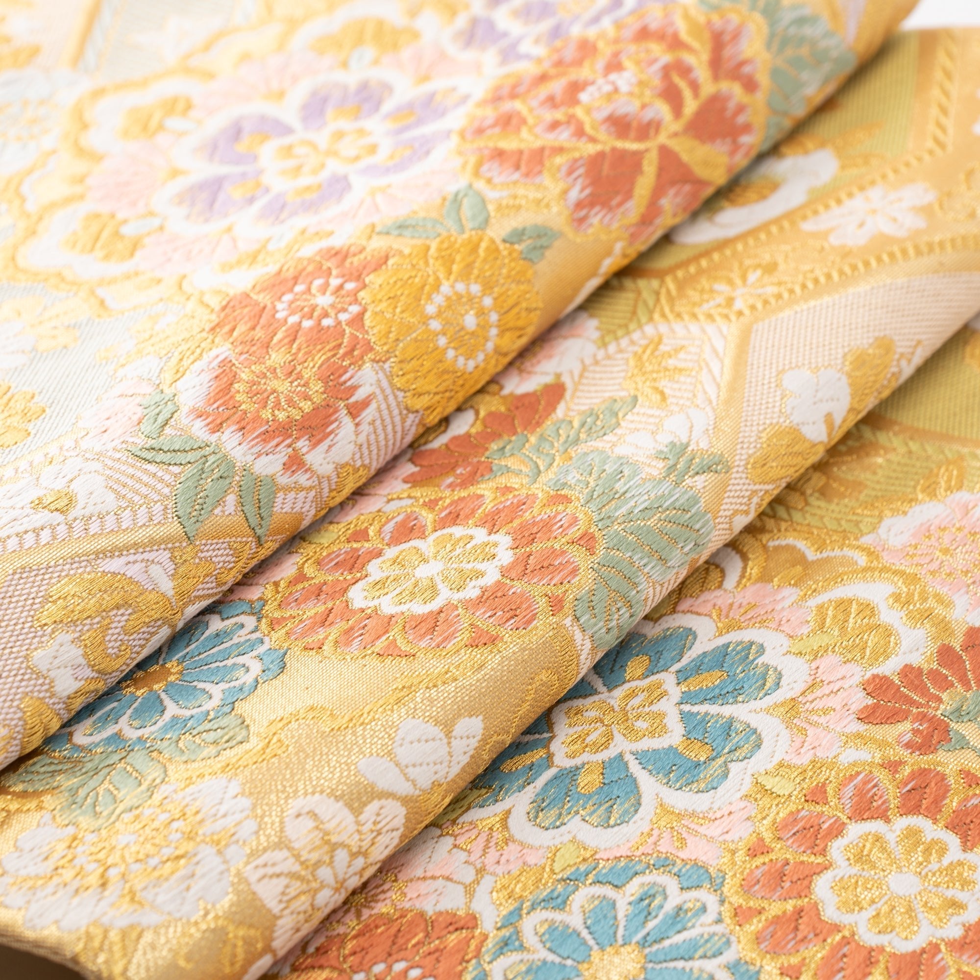 Kikyoya Kikko Nishijin Ori Long Table Runner - MUSUBI KILN - Quality Japanese Tableware and Gift