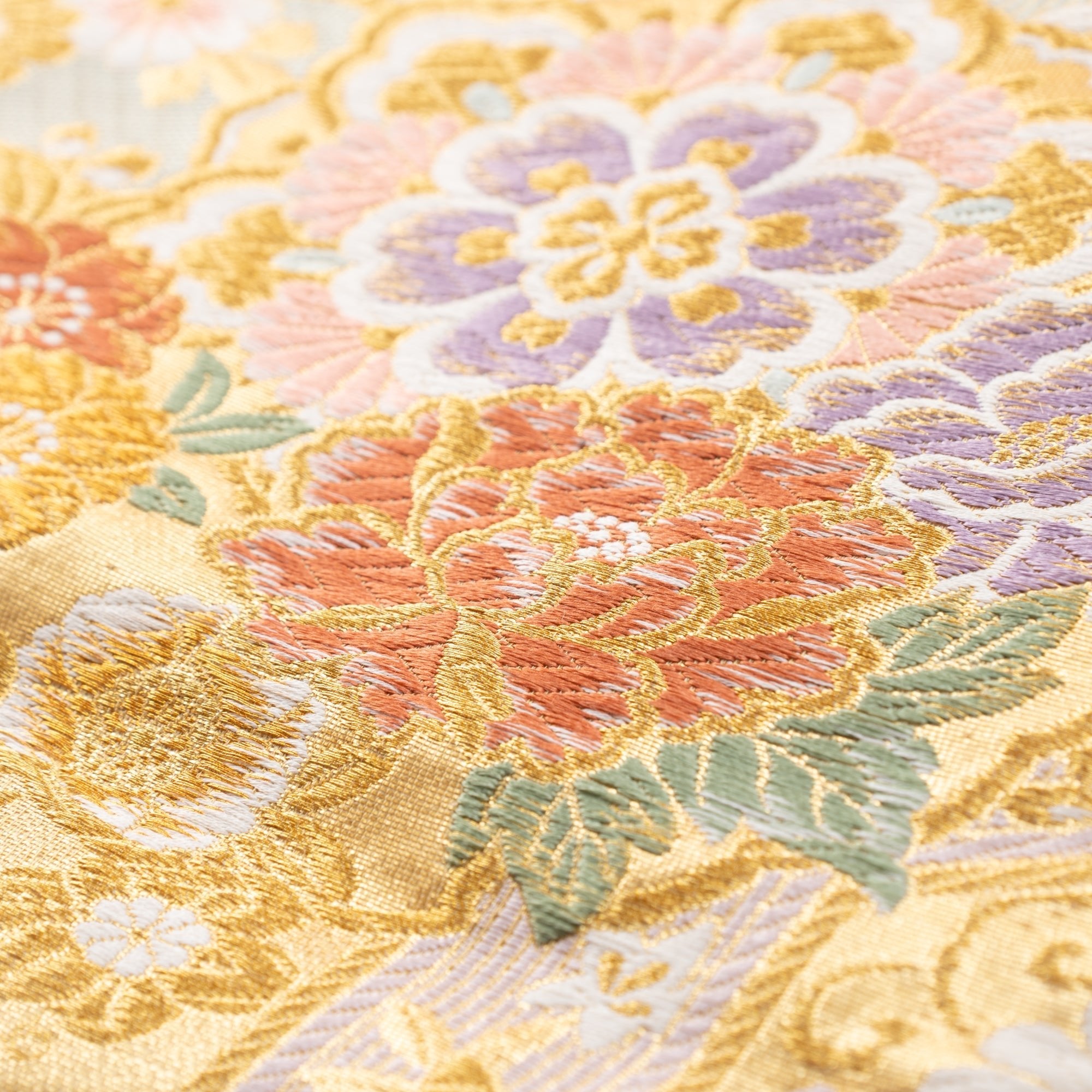 Kikyoya Kikko Nishijin Ori Long Table Runner - MUSUBI KILN - Quality Japanese Tableware and Gift