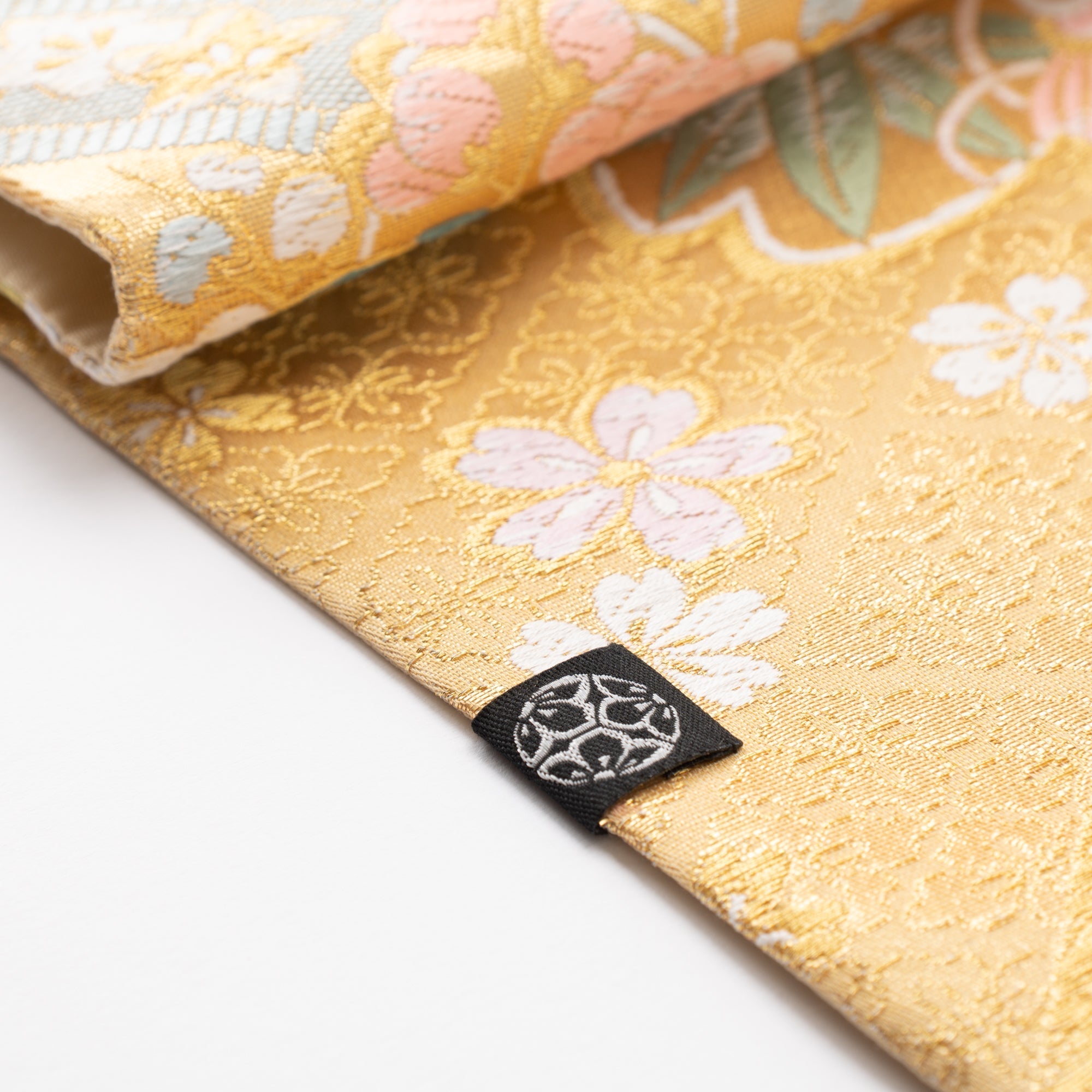 Kikyoya Shippou Nishijin Ori Short Table Runner - MUSUBI KILN - Quality Japanese Tableware and Gift