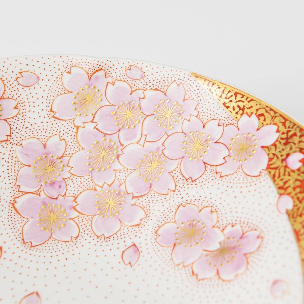 Kinrande Sakura Kutani Bowl - MUSUBI KILN - Quality Japanese Tableware and Gift
