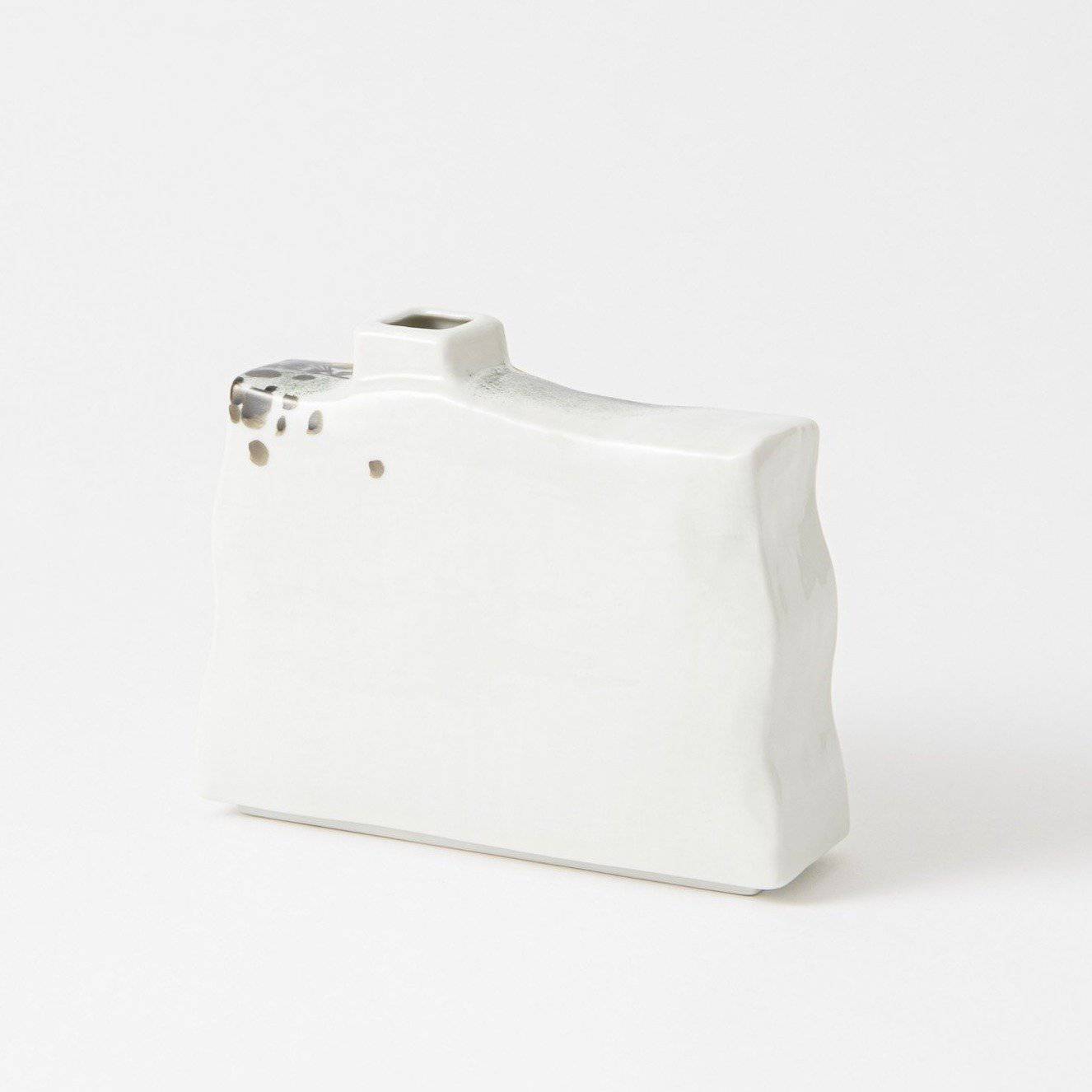 Kinsai Japanese Bush Clover Kutani Japanese Flower Vase - MUSUBI KILN - Quality Japanese Tableware and Gift