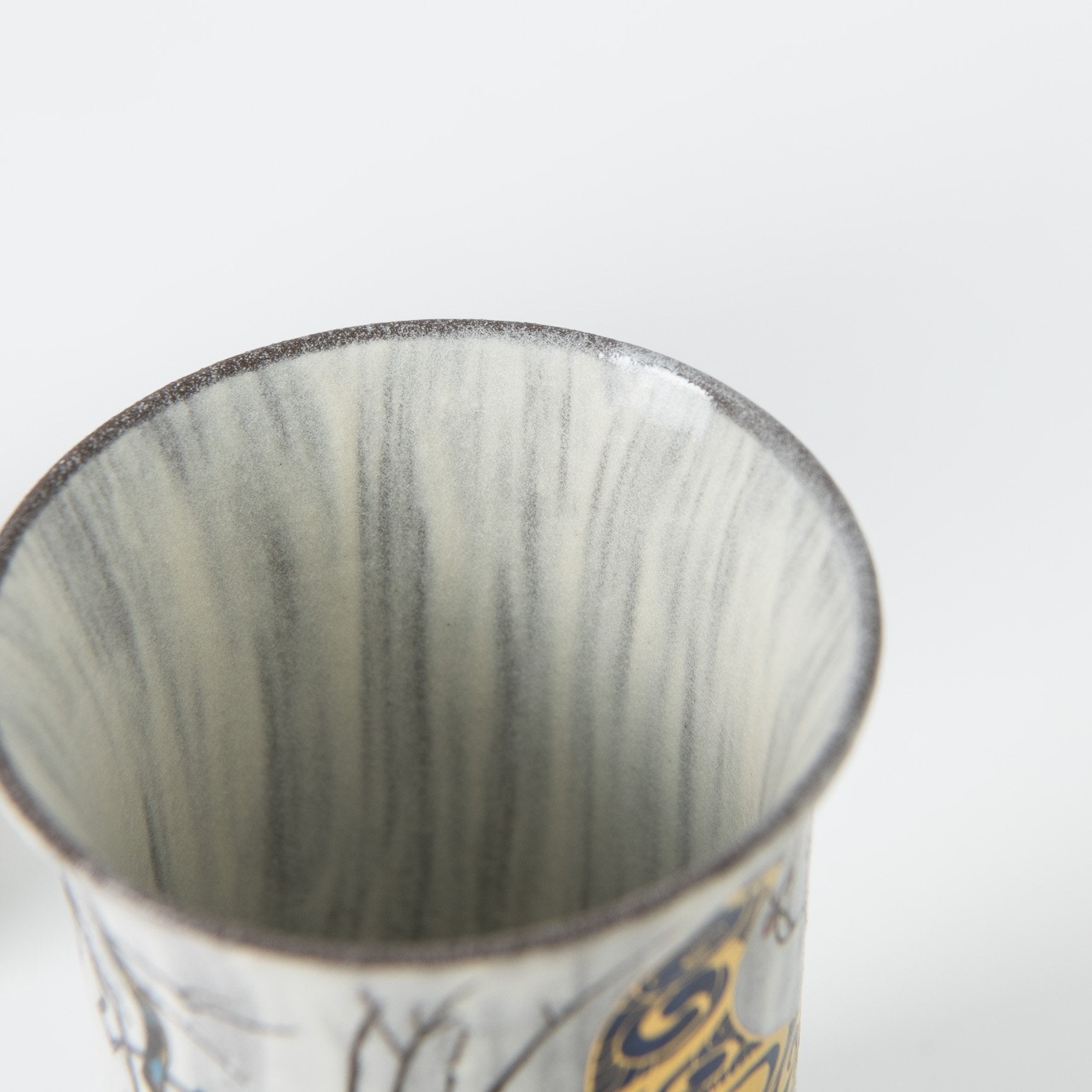 Kinsai Korinbai Kutani Tumbler Pair - MUSUBI KILN - Quality Japanese Tableware and Gift