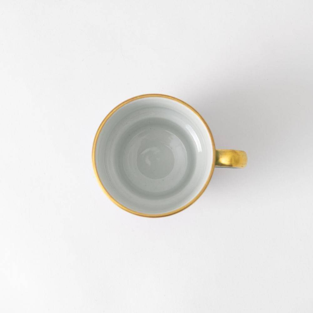 Kinzan Kiln Ukiyo Kutani Tall Mug - MUSUBI KILN - Quality Japanese Tableware and Gift