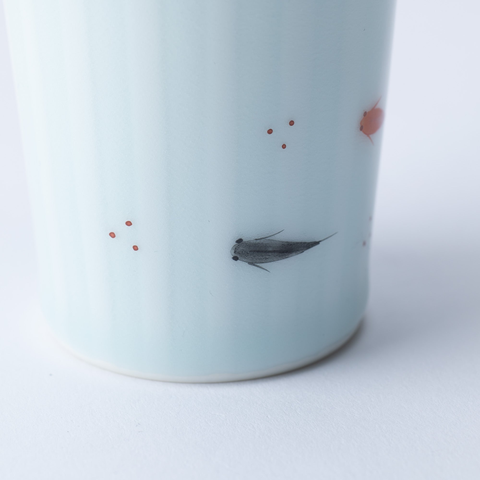 Kosen Kiln Medaka Rice Fish Imari Nabeshima Ware Tumbler - MUSUBI KILN - Quality Japanese Tableware and Gift