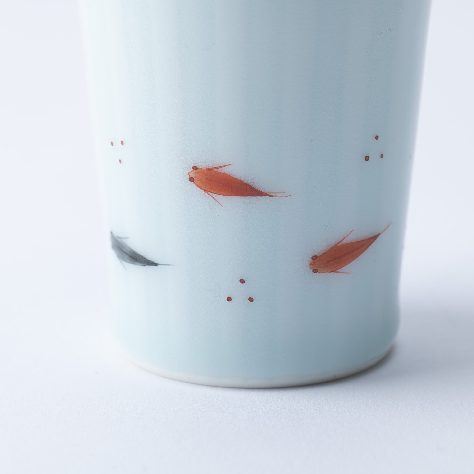 Kosen Kiln Medaka Rice Fish Imari Nabeshima Ware Tumbler - MUSUBI KILN - Quality Japanese Tableware and Gift