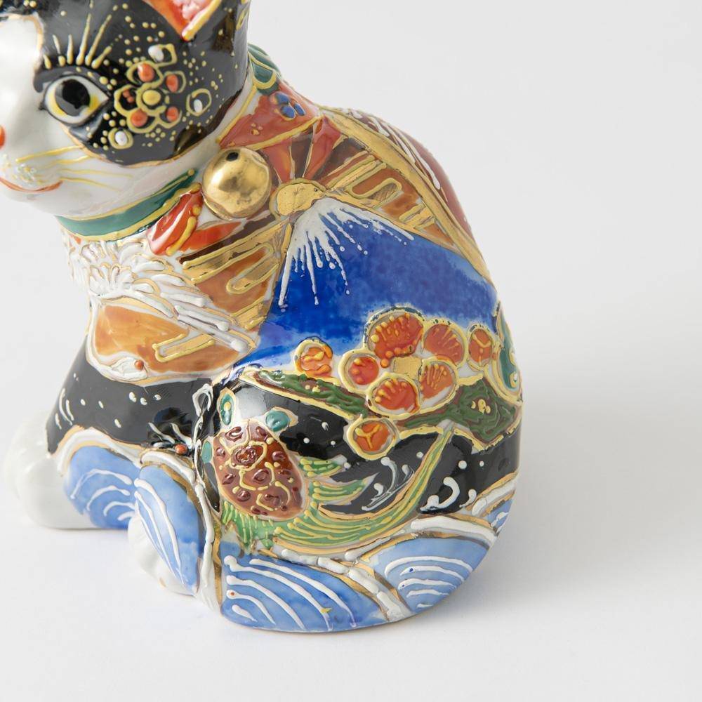 Kutani Lucky Cat - Maneki Neko C - MUSUBI KILN - Quality Japanese Tableware and Gift