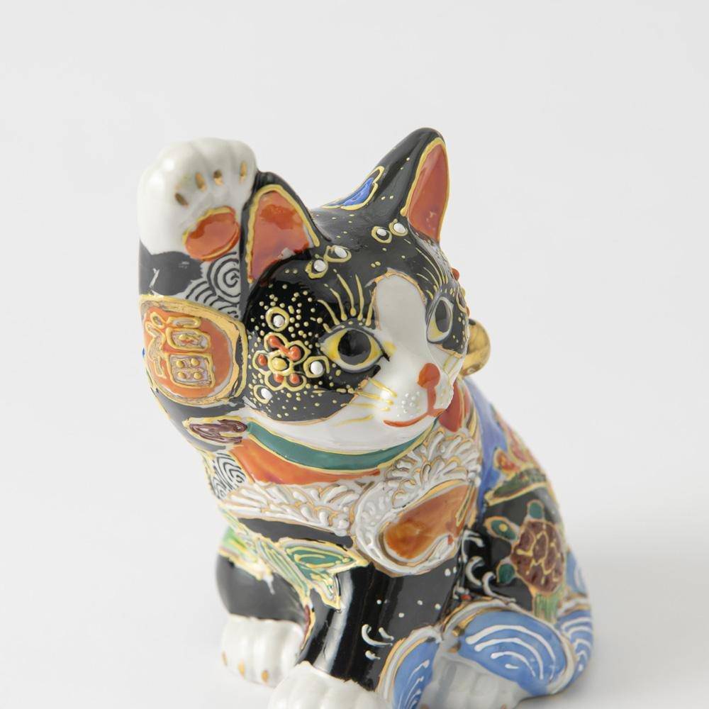 Kutani Lucky Cat - Maneki Neko C - MUSUBI KILN - Quality Japanese Tableware and Gift