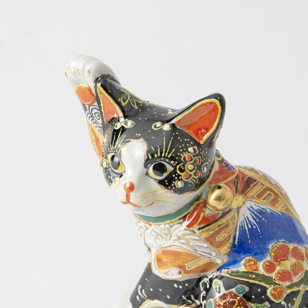 Kutani Lucky Cat - Maneki Neko C - MUSUBI KILN - Quality Japanese Tableware and Gift