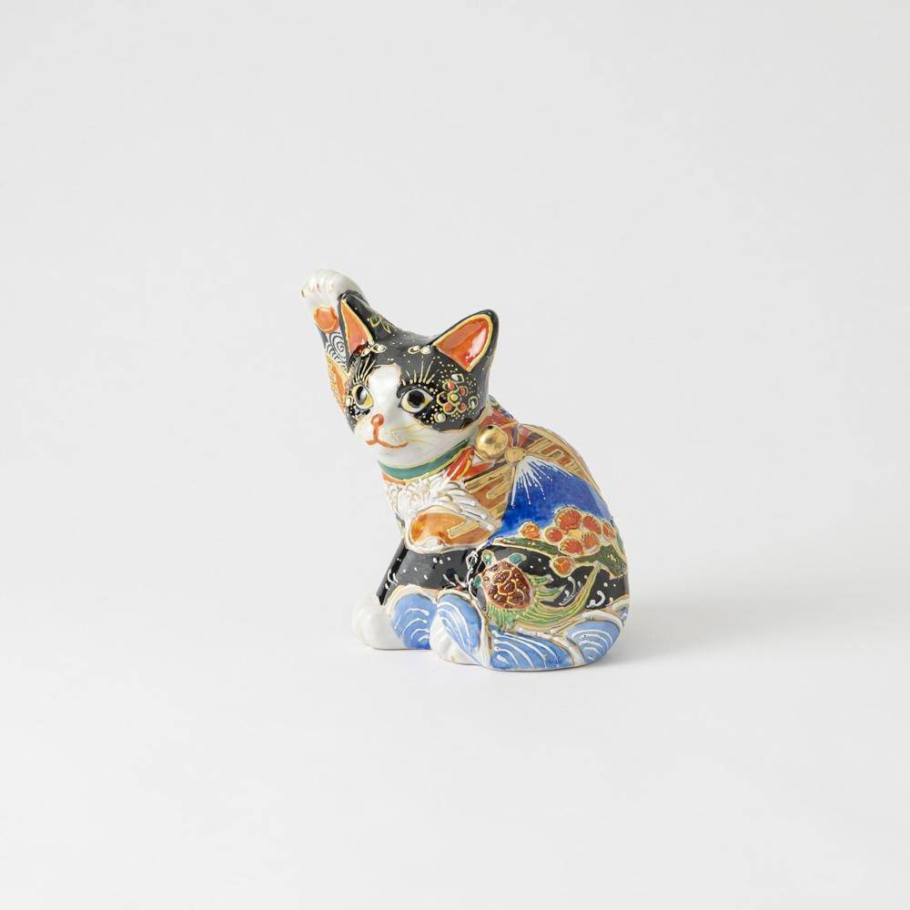 Kutani Lucky Cat - Maneki Neko C - MUSUBI KILN - Quality Japanese Tableware and Gift