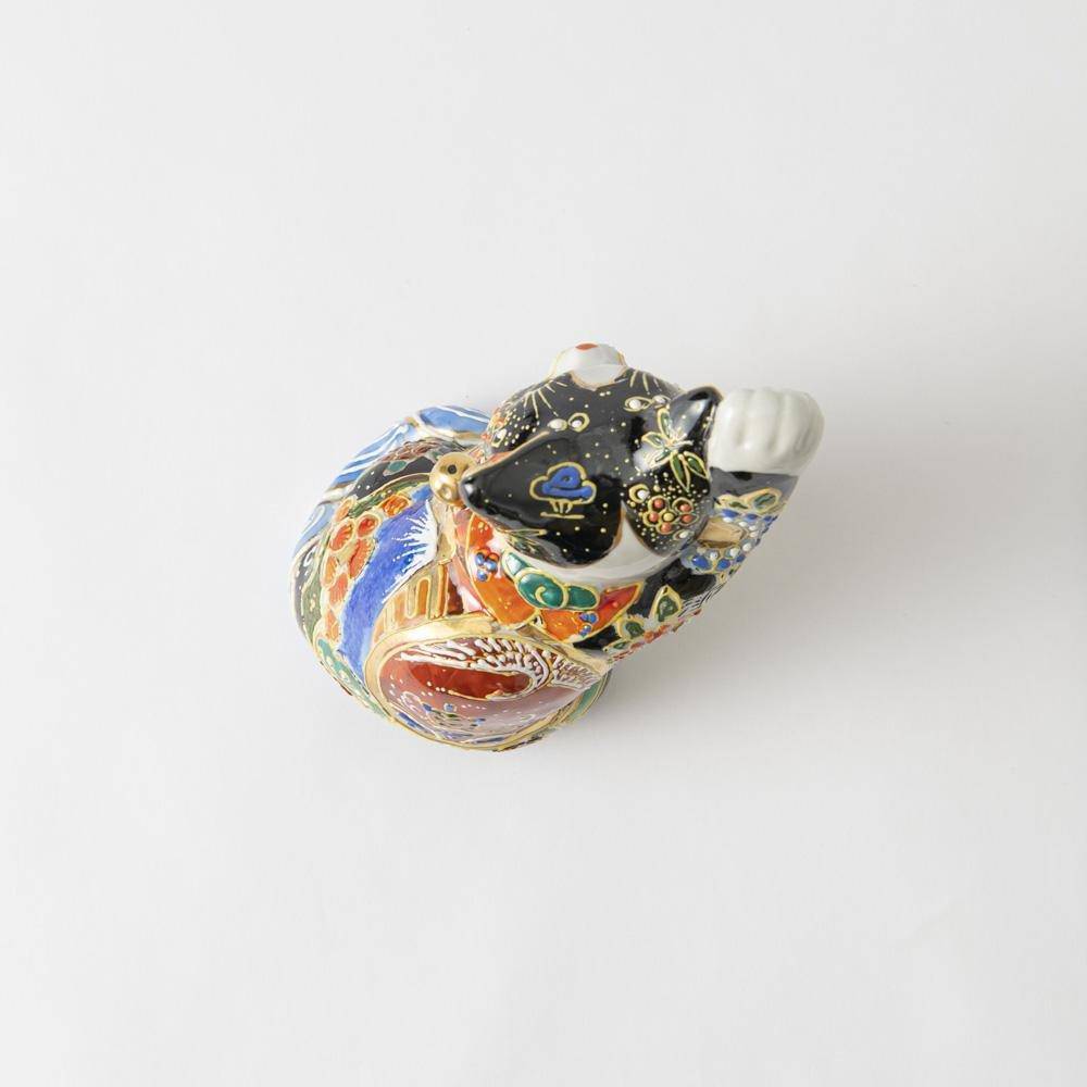 Kutani Lucky Cat - Maneki Neko C - MUSUBI KILN - Quality Japanese Tableware and Gift