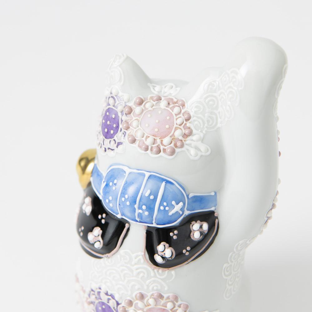 Kutani Lucky Cat - Maneki Neko E - MUSUBI KILN - Quality Japanese Tableware and Gift