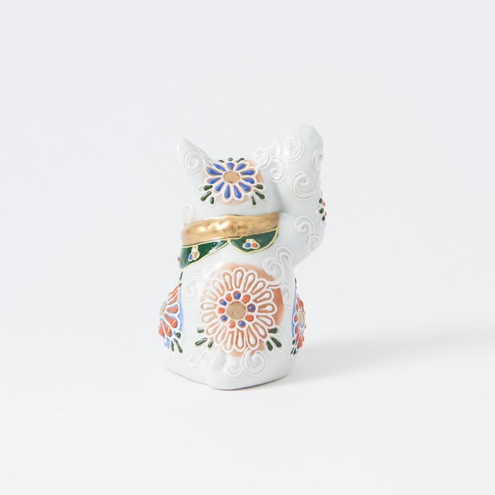 Kutani Lucky Cat - Maneki Neko K - MUSUBI KILN - Quality Japanese Tableware and Gift