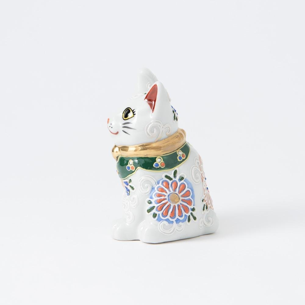 Kutani Lucky Cat - Maneki Neko K - MUSUBI KILN - Quality Japanese Tableware and Gift