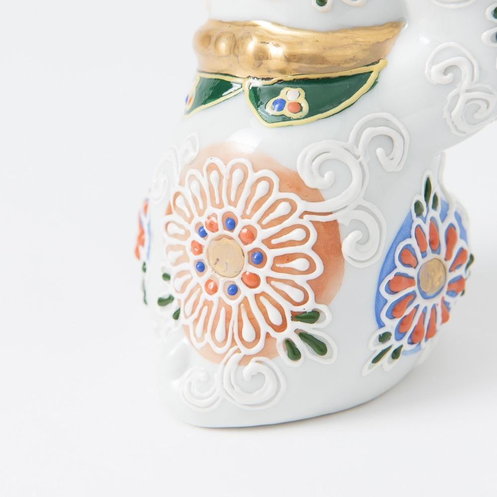 Kutani Lucky Cat - Maneki Neko K - MUSUBI KILN - Quality Japanese Tableware and Gift