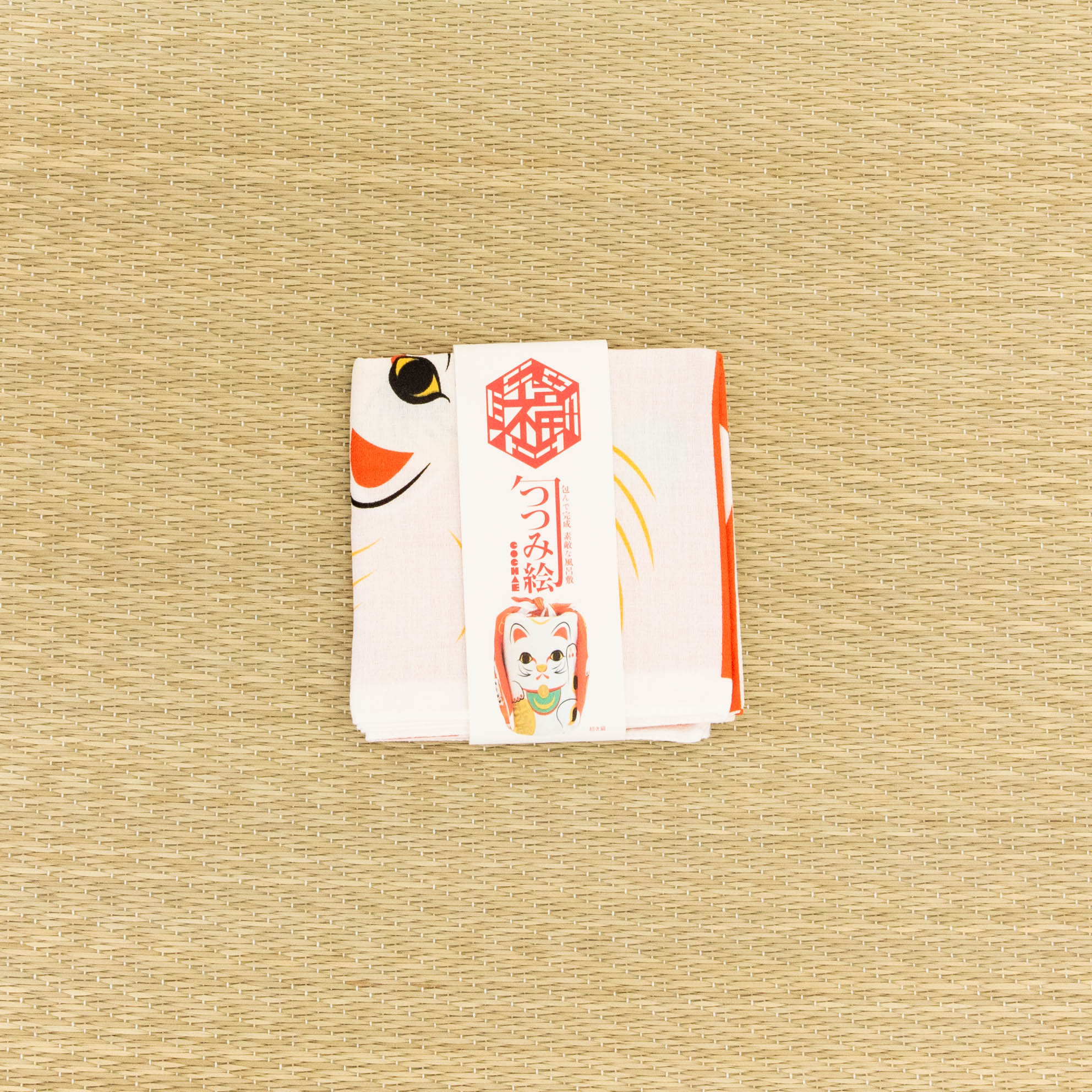 Lucky Cat Furoshiki 19in - MUSUBI KILN - Quality Japanese Tableware and Gift