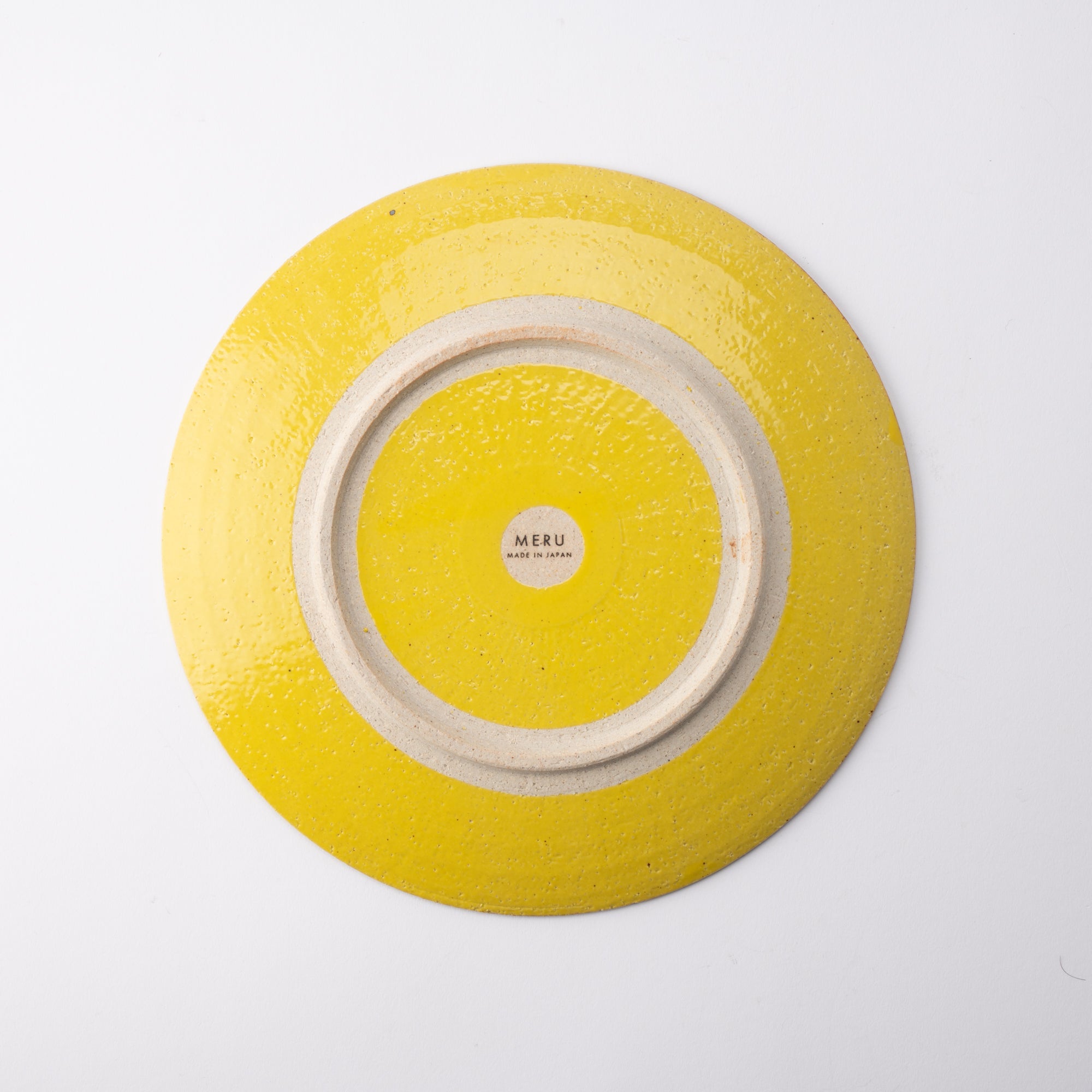 MERU Flamenco Modern Mino Ware Plate 9.8in - MUSUBI KILN - Quality Japanese Tableware and Gift