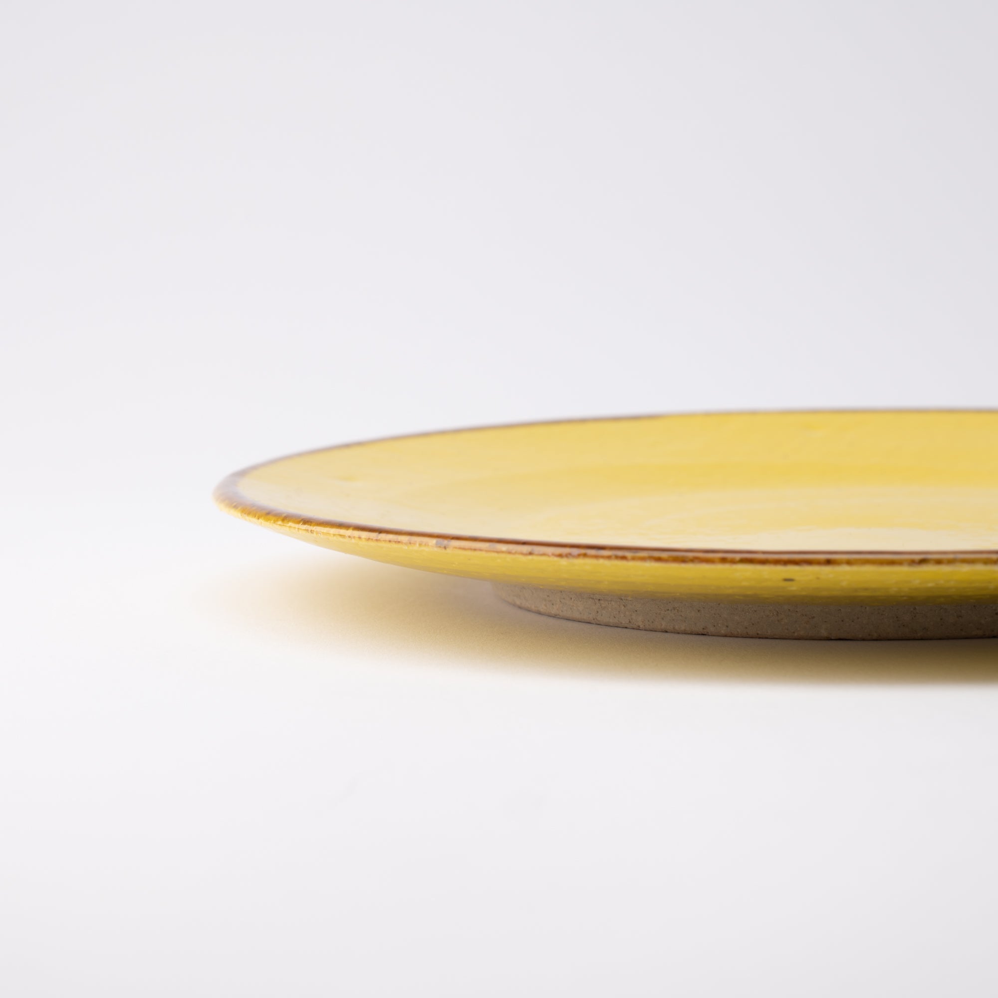 MERU Flamenco Modern Mino Ware Plate 9.8in - MUSUBI KILN - Quality Japanese Tableware and Gift