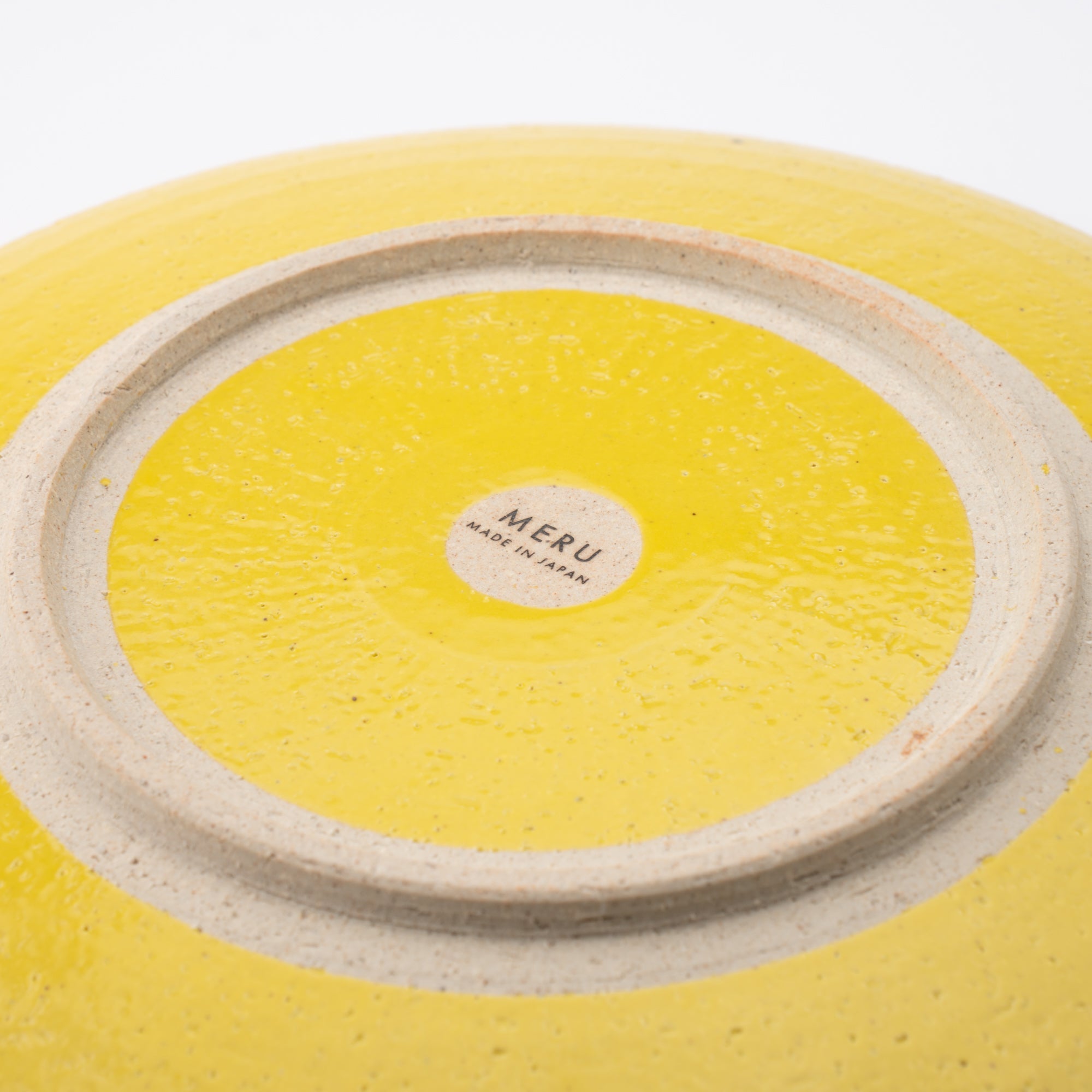 MERU Flamenco Modern Mino Ware Plate 9.8in - MUSUBI KILN - Quality Japanese Tableware and Gift