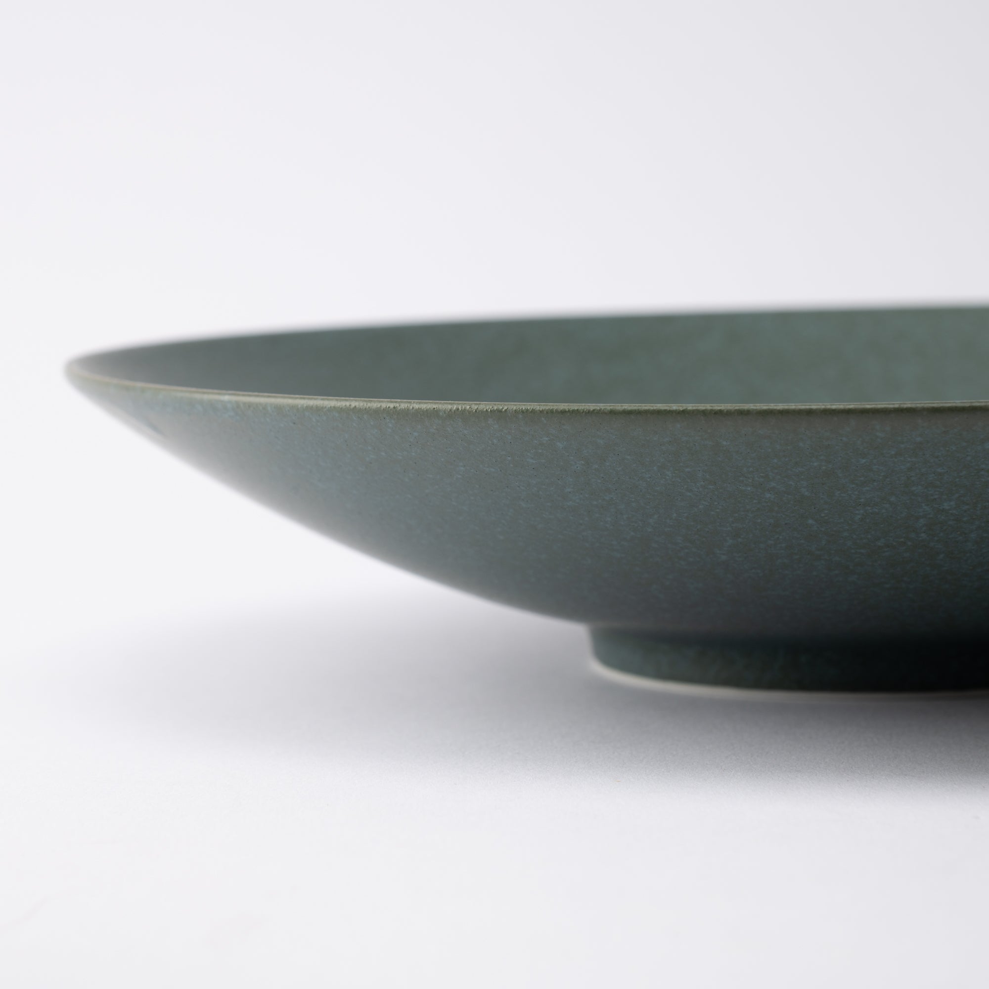 MERU Jade Mino Ware Deep Plate 10.1in - MUSUBI KILN - Quality Japanese Tableware and Gift