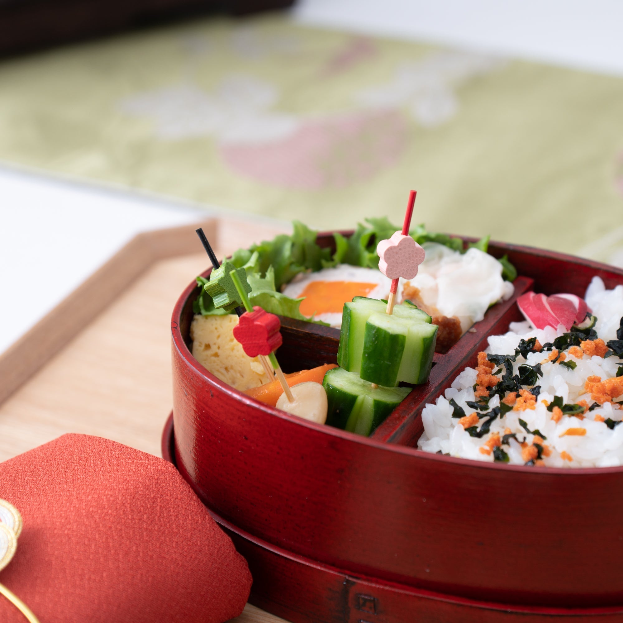 Miyabitake Flower Japanese Bamboo Food Picks - MUSUBI KILN - Quality Japanese Tableware and Gift