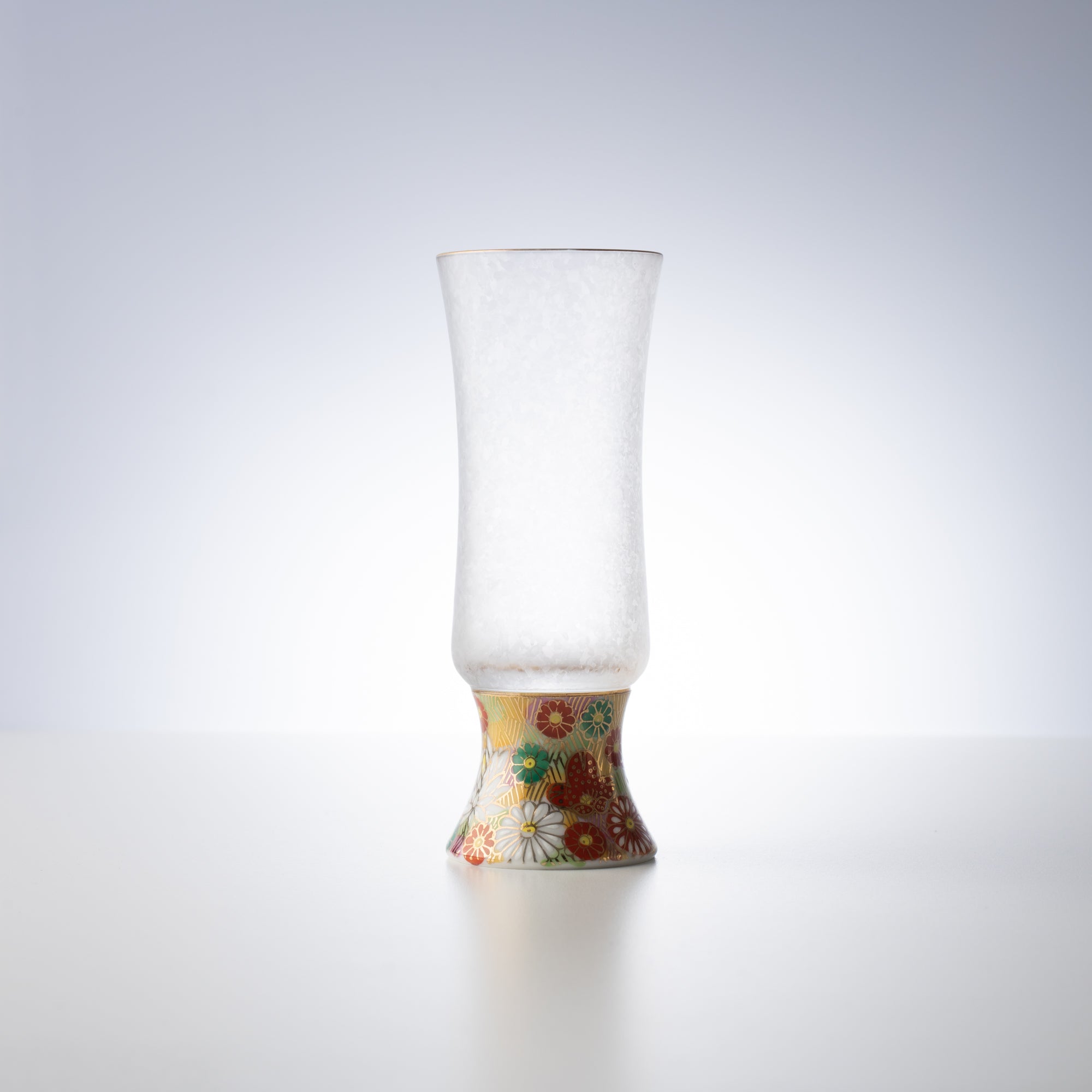Mizore Hanazume Kutani Guinomi Sake Glass - MUSUBI KILN - Quality Japanese Tableware and Gift