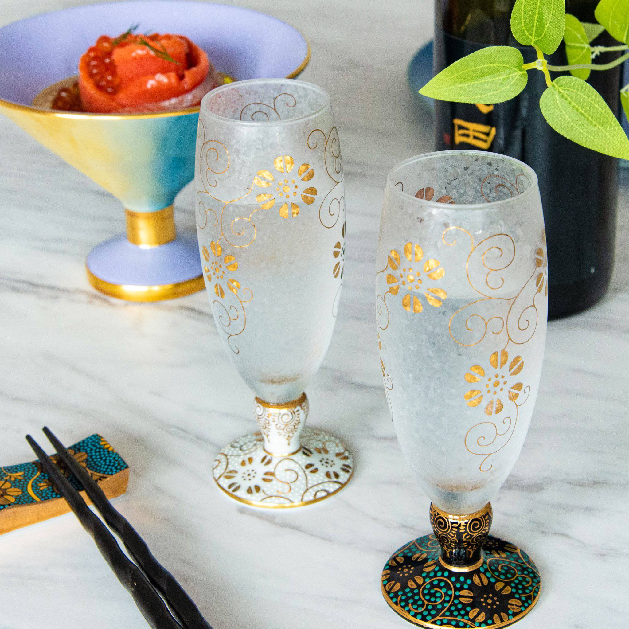 Mizore Kutani Craft Guinomi Sake Glass - MUSUBI KILN - Quality Japanese Tableware and Gift