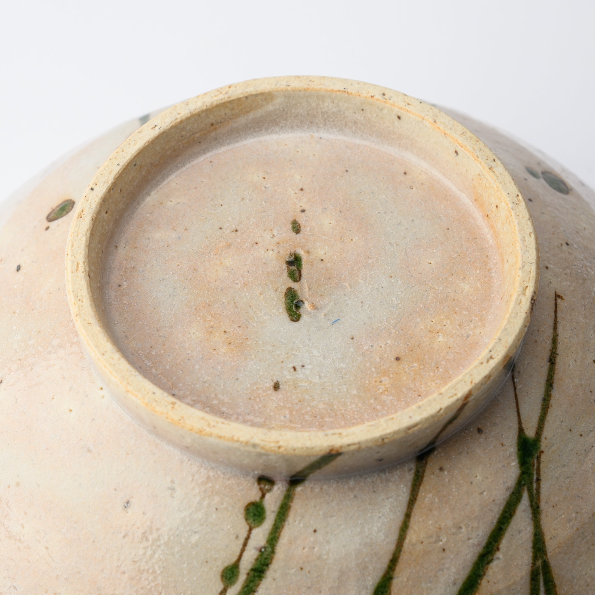 Musashi Kiln Water Plant Mino Ware Ramen Bowl M - MUSUBI KILN - Quality Japanese Tableware and Gift