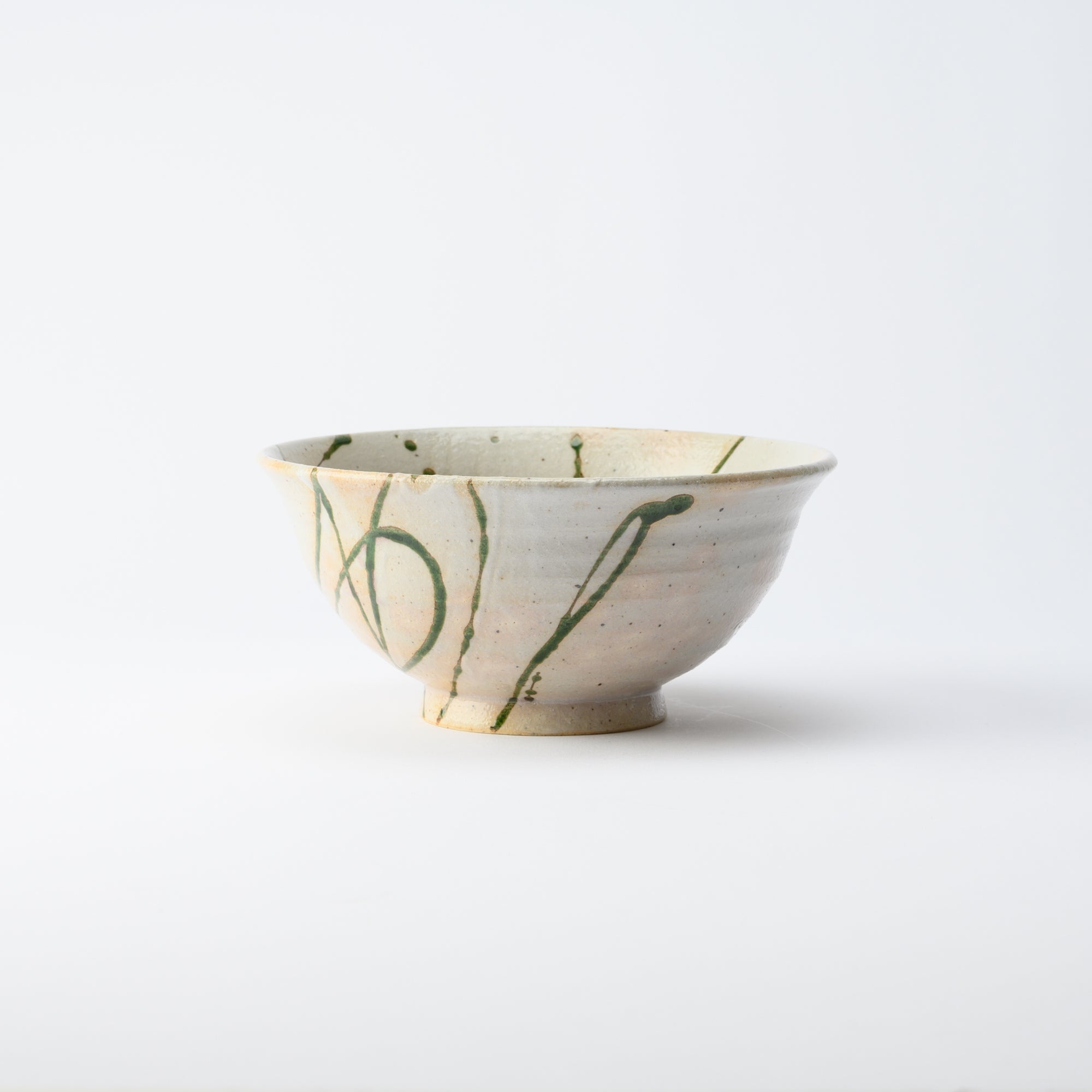 Musashi Kiln Water Plant Mino Ware Ramen Bowl M - MUSUBI KILN - Quality Japanese Tableware and Gift