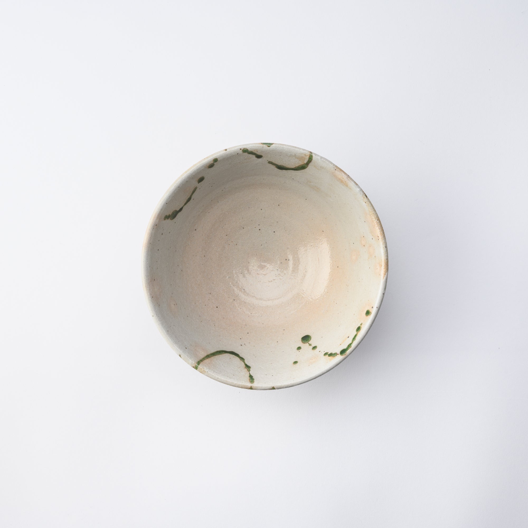 Musashi Kiln Water Plant Mino Ware Ramen Bowl M - MUSUBI KILN - Quality Japanese Tableware and Gift