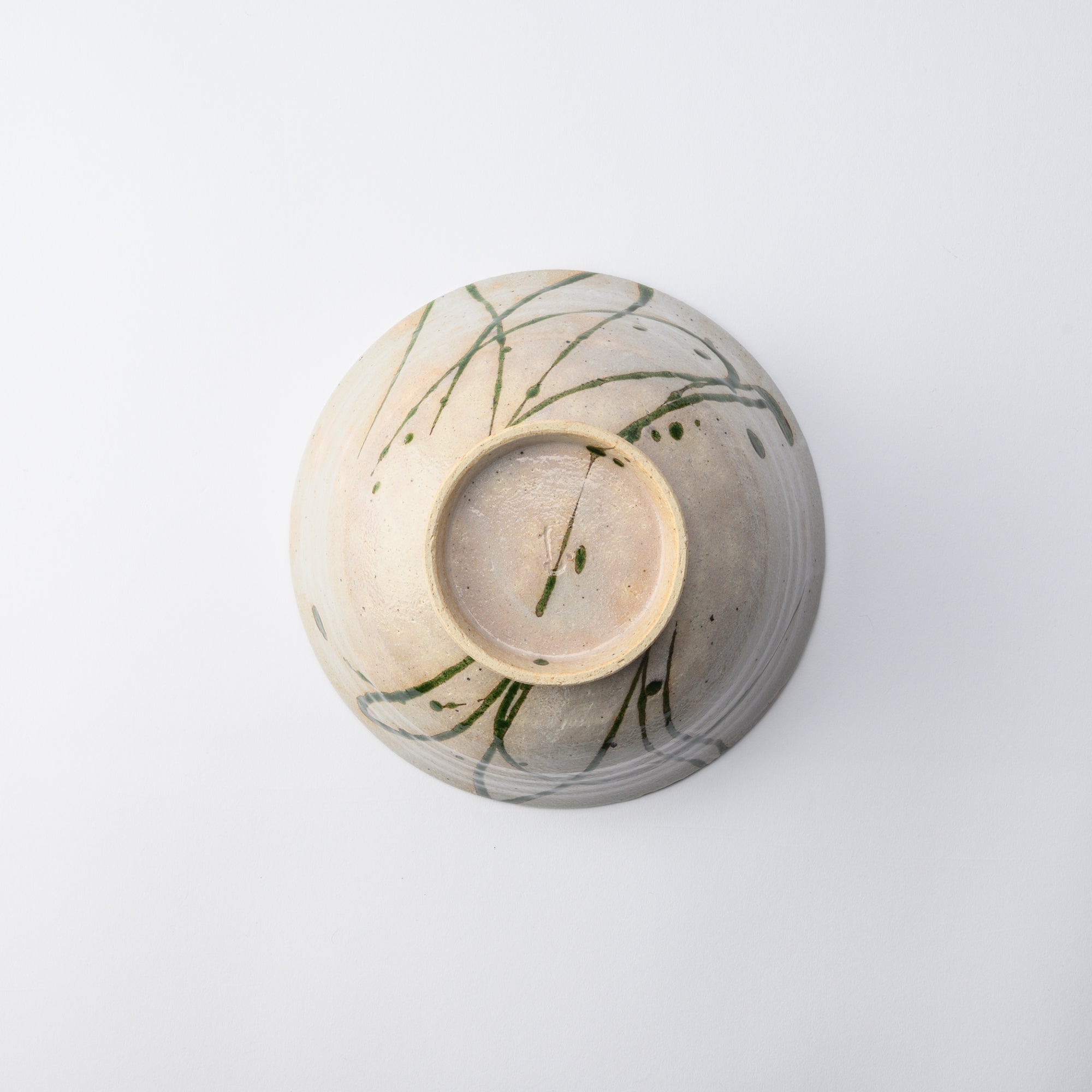 Musashi Kiln Water Plant Mino Ware Ramen Bowl M - MUSUBI KILN - Quality Japanese Tableware and Gift
