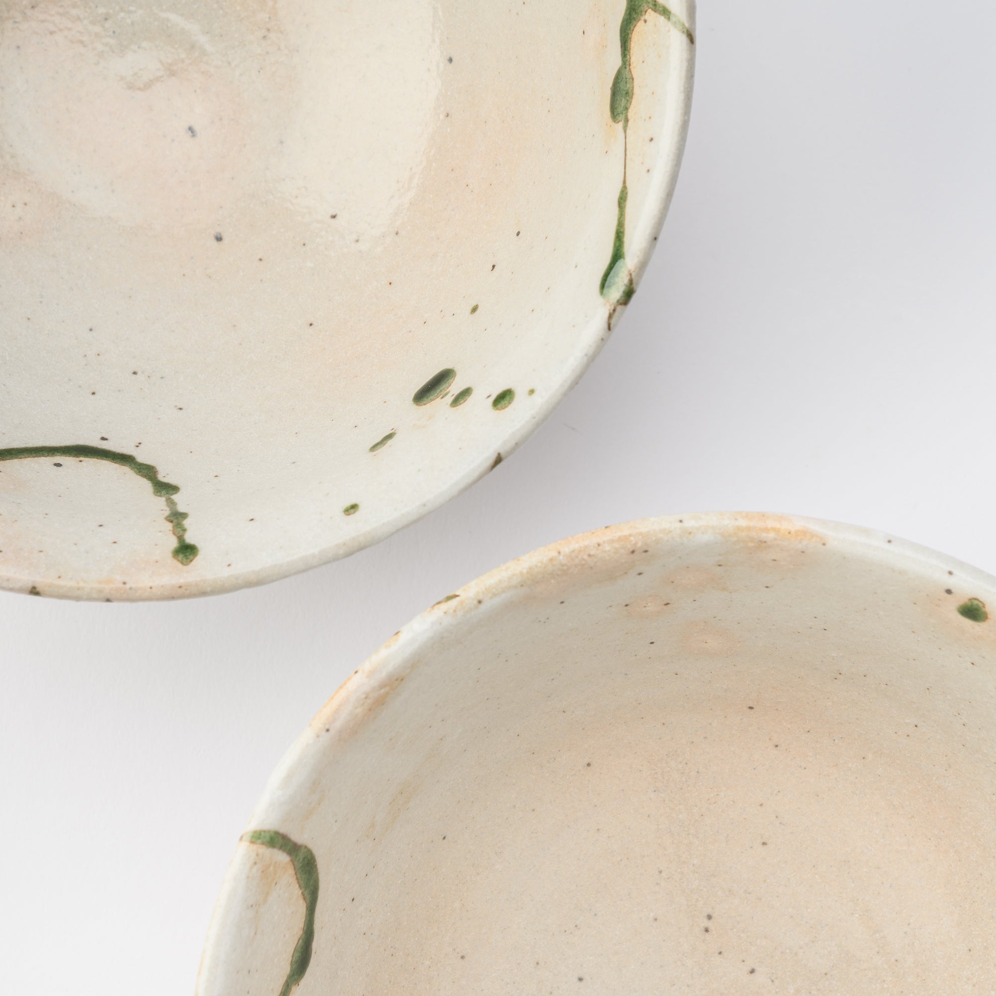 Musashi Kiln Water Plant Mino Ware Ramen Bowl M - MUSUBI KILN - Quality Japanese Tableware and Gift