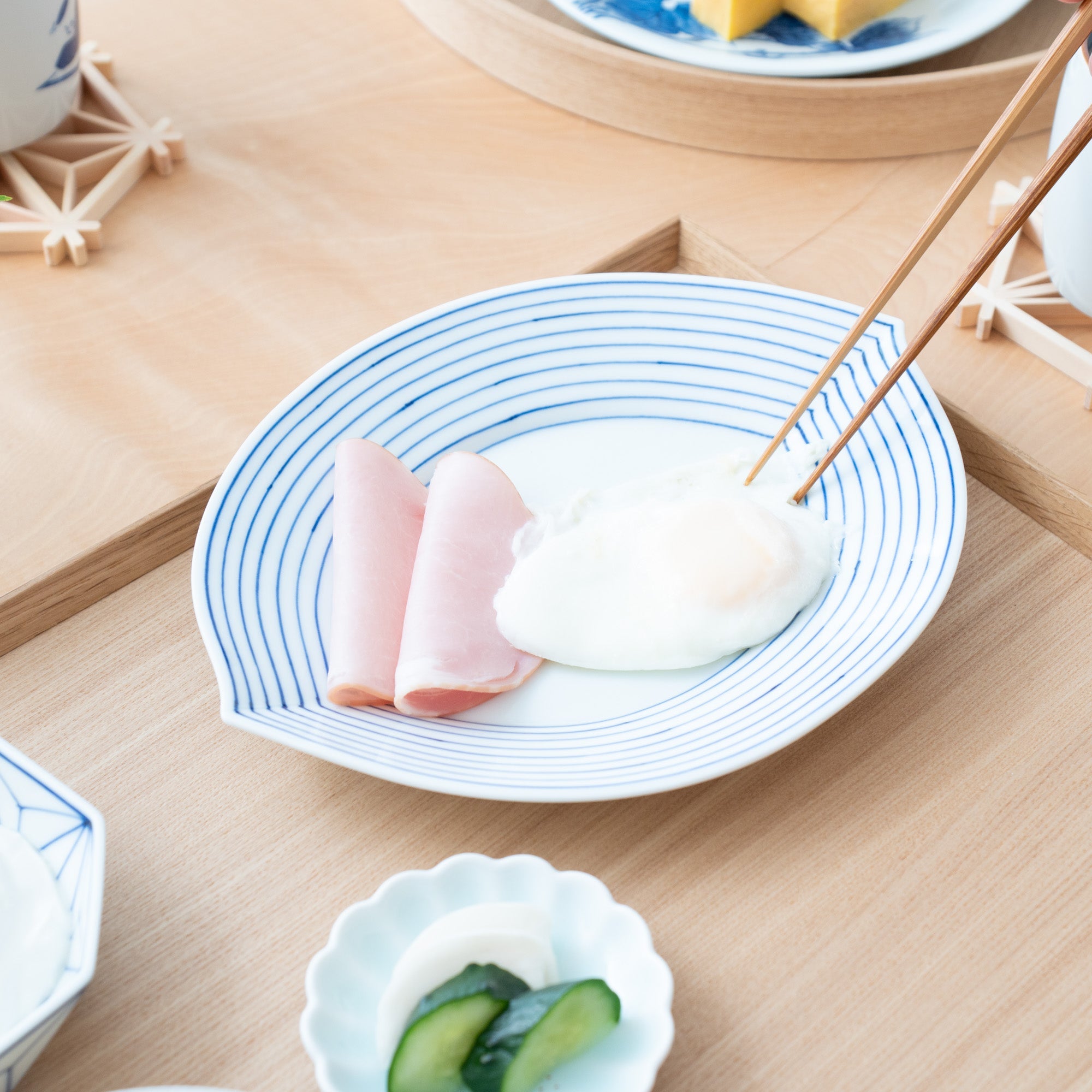 Musubi Mono Blue Breeze Dinnerware Set - MUSUBI KILN - Quality Japanese Tableware and Gift