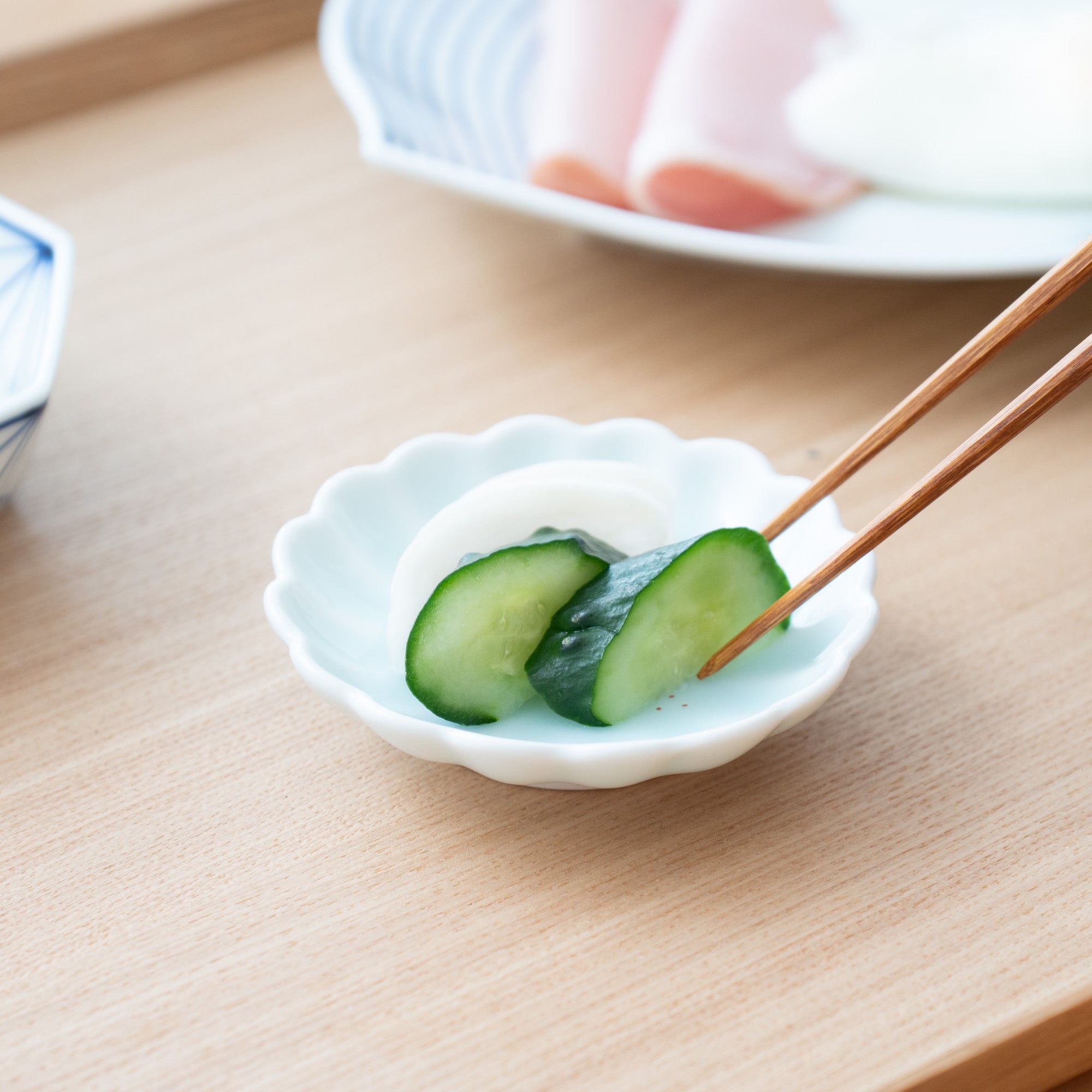Musubi Mono Blue Breeze Dinnerware Set - MUSUBI KILN - Quality Japanese Tableware and Gift