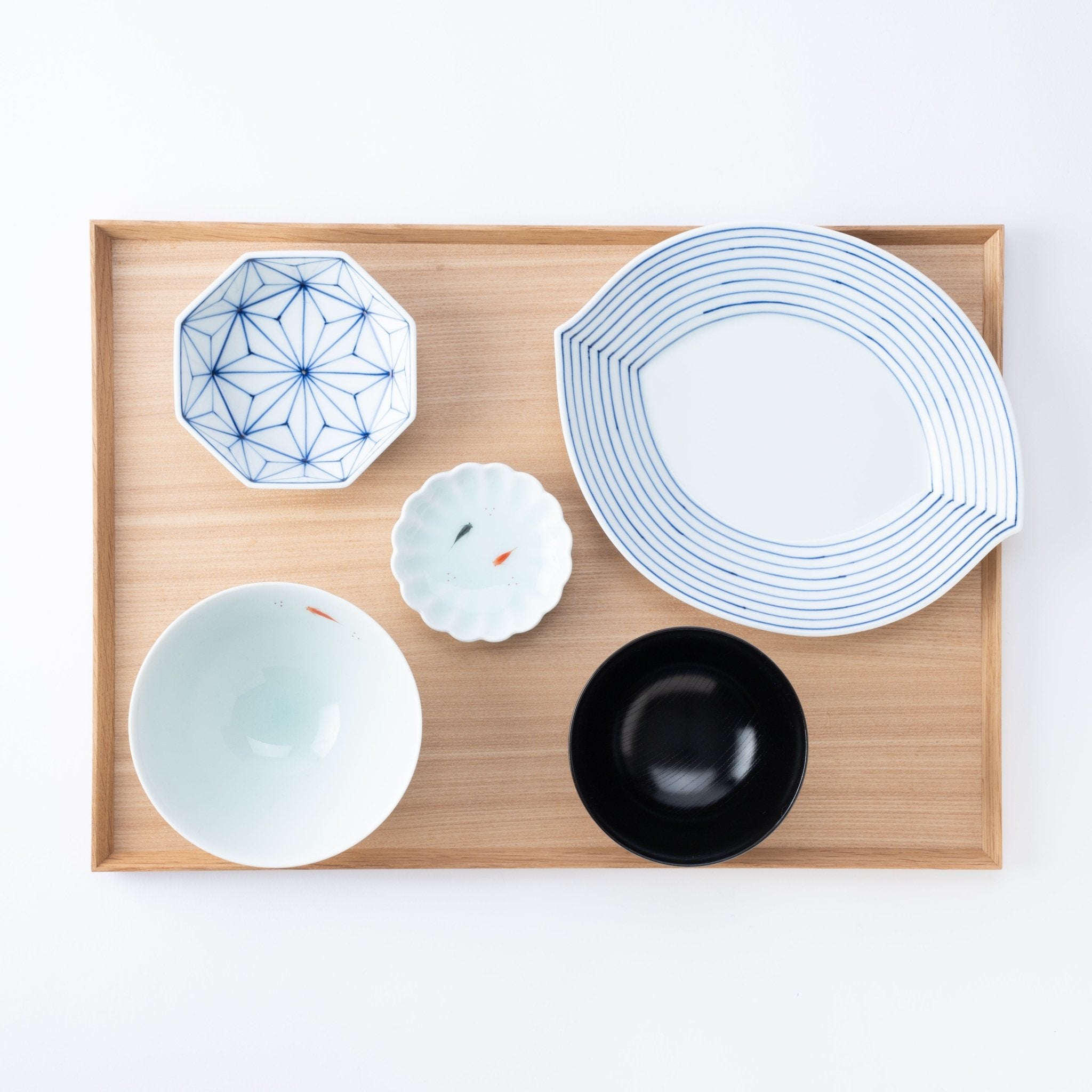 Musubi Mono Blue Breeze Dinnerware Set - MUSUBI KILN - Quality Japanese Tableware and Gift
