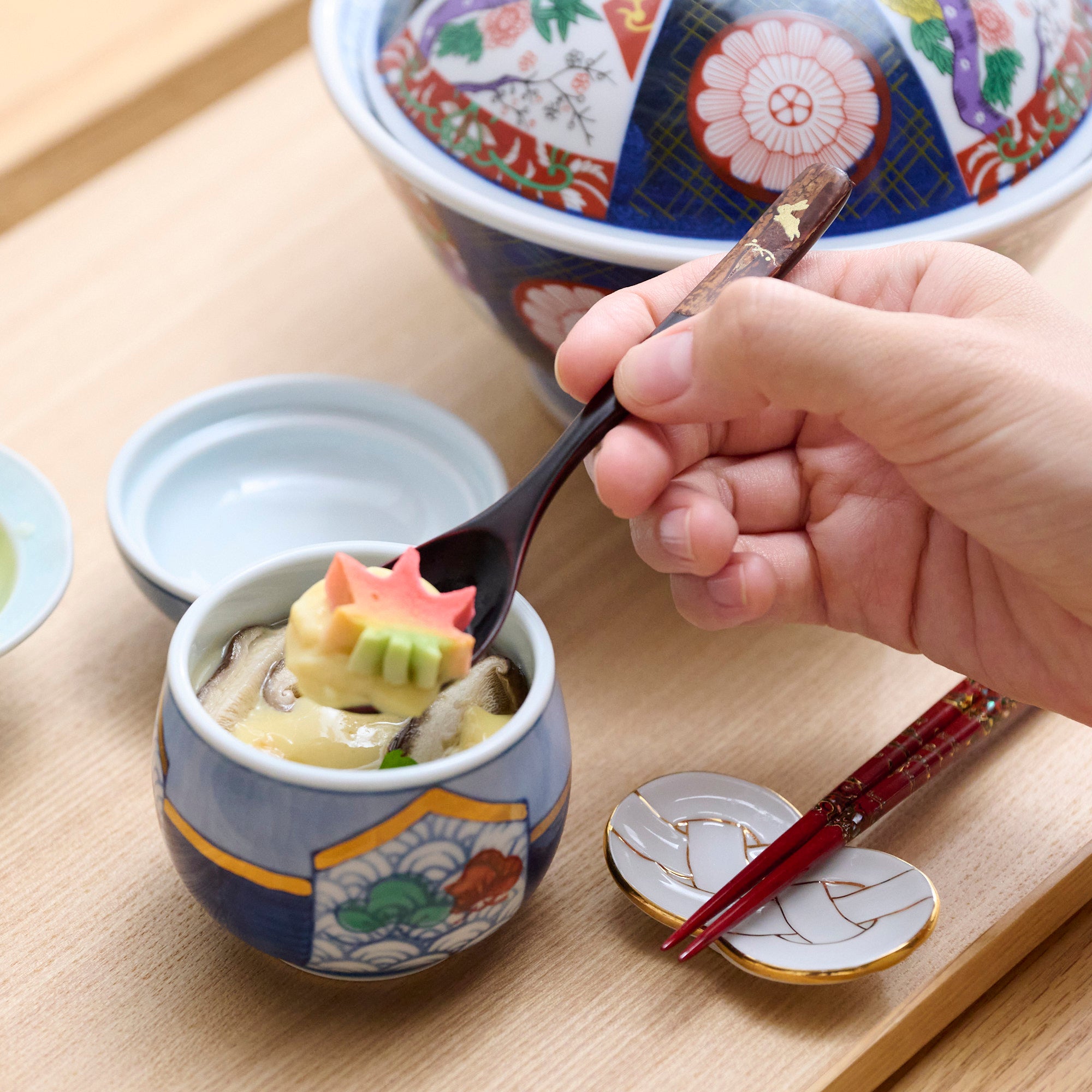 Golden Rabbit Dessert Spoon