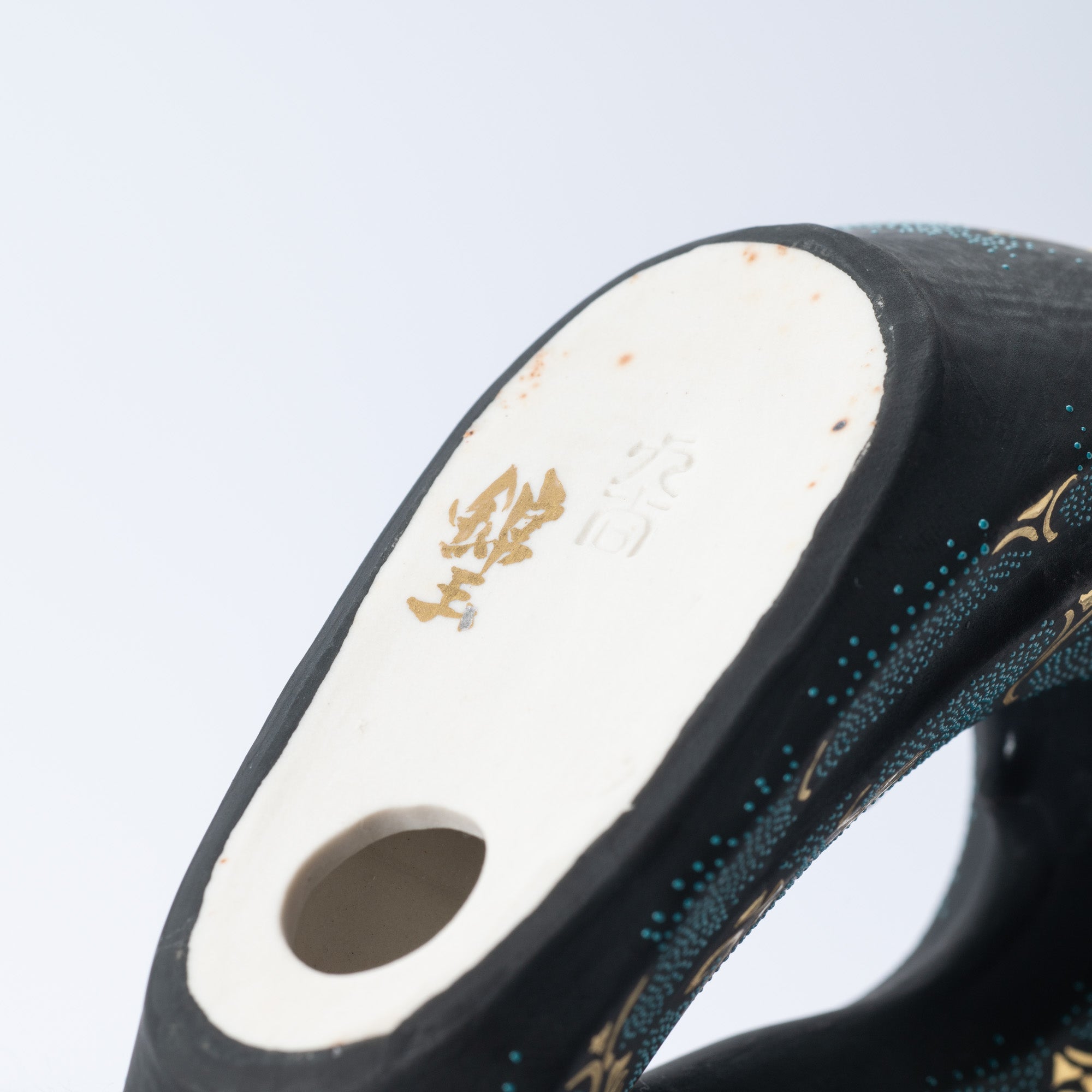 Nakada Kingyoku Blue Morikin Aochibu Dragon - MUSUBI KILN - Quality Japanese Tableware and Gift