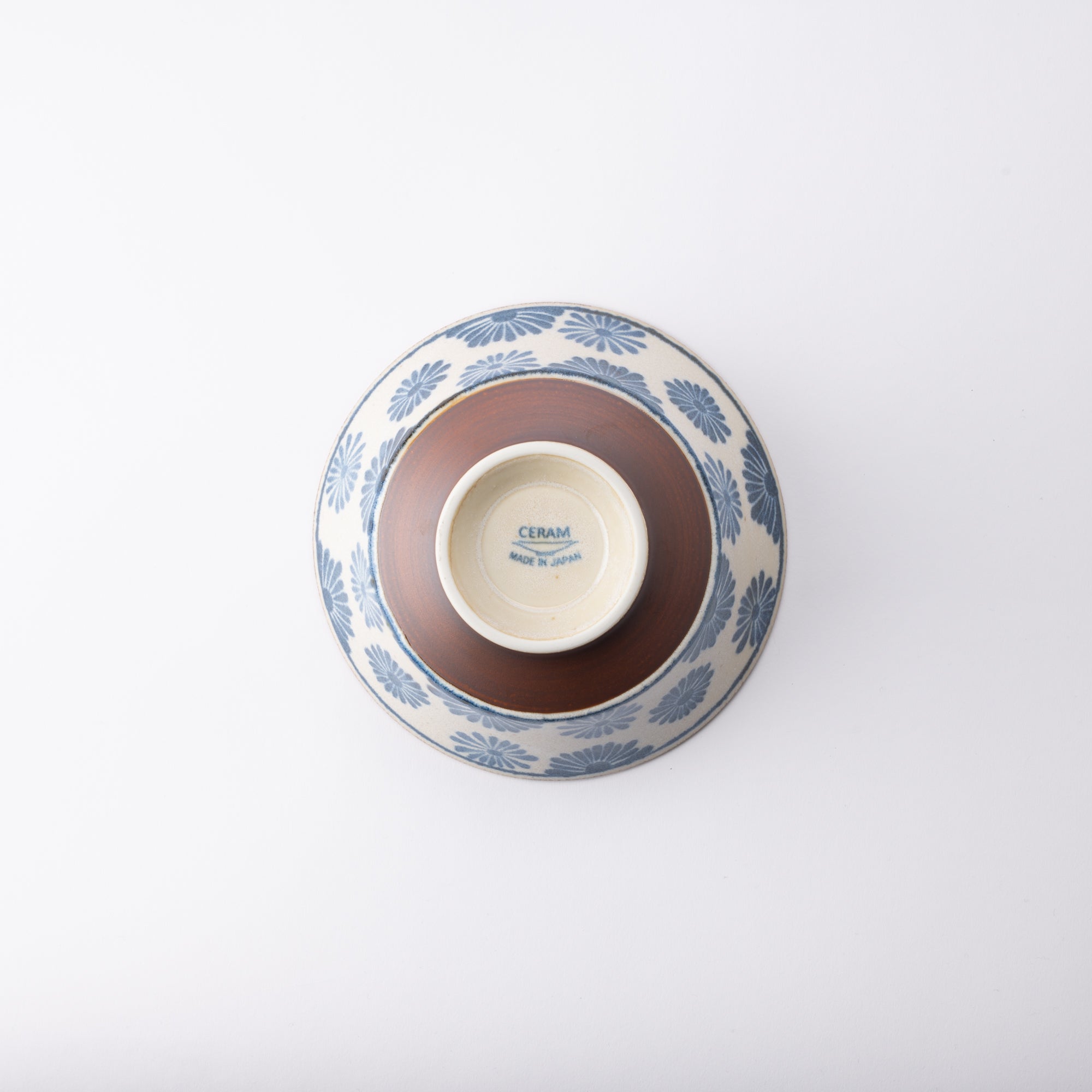Nanpu Flower Mino Ware Donburi Bowl M - MUSUBI KILN - Quality Japanese Tableware and Gift