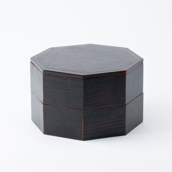 Negoro Yamanaka Lacquerware Two Tiers Jubako Bento Box - MUSUBI KILN - Quality Japanese Tableware and Gift