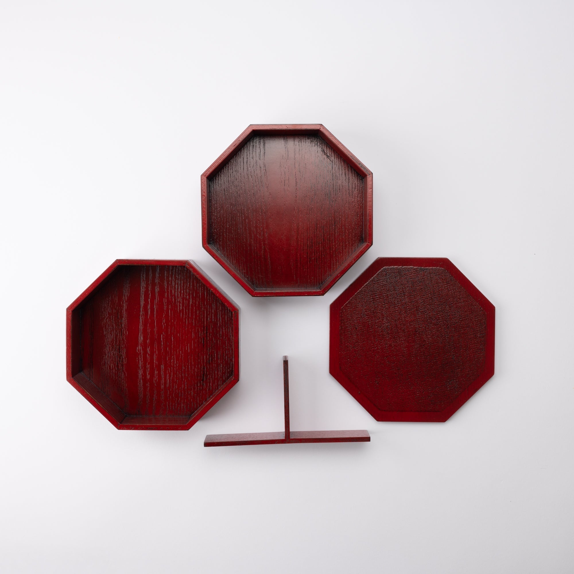 Negoro Yamanaka Lacquerware Two Tiers Jubako Bento Box - MUSUBI KILN - Quality Japanese Tableware and Gift